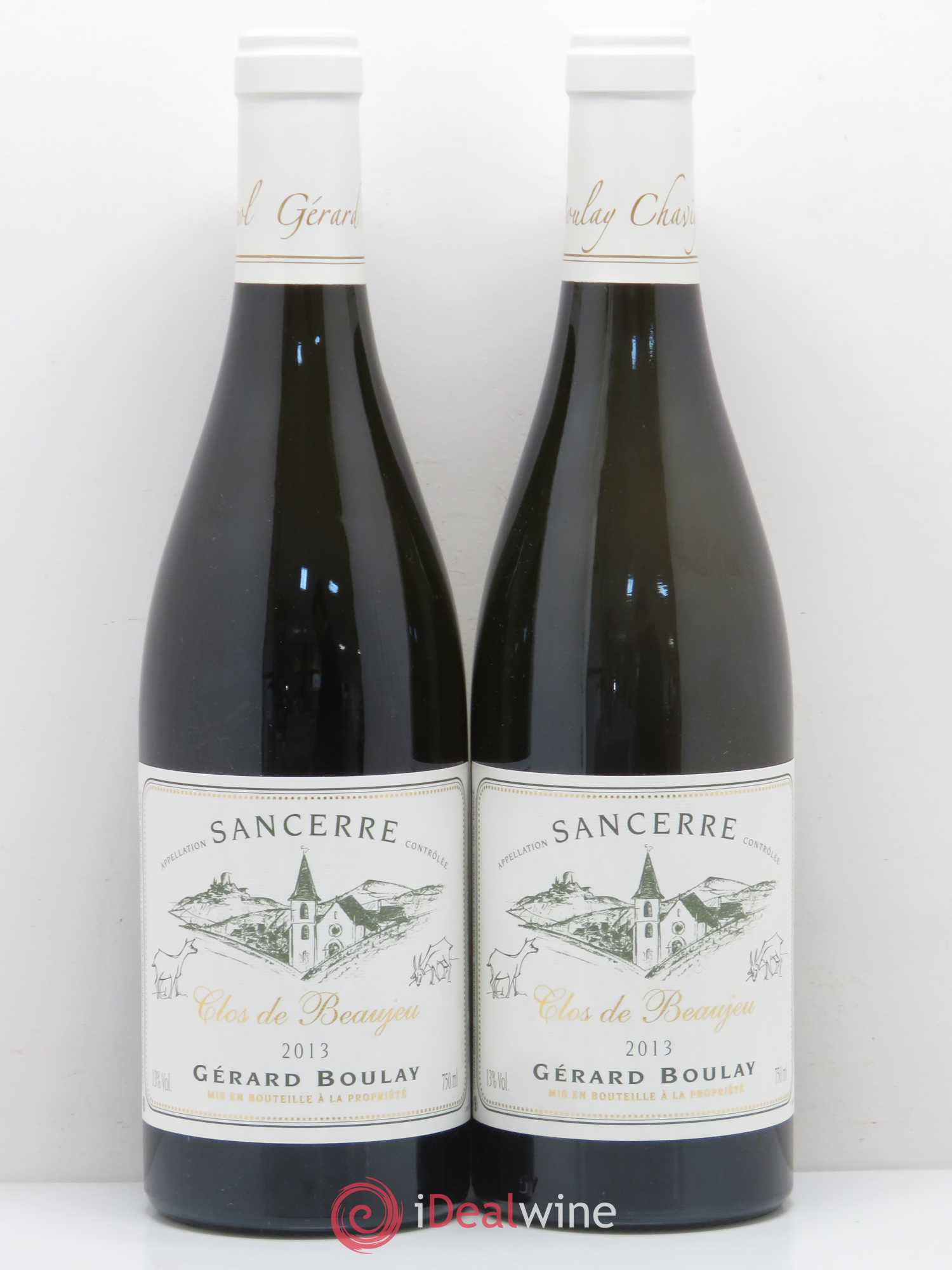 Sancerre Clos de Beaujeu Gérard Boulay 2013 - Lot de 2 bouteilles - 0