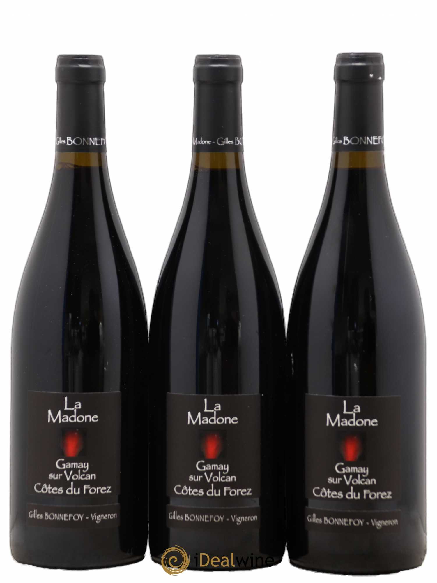 Divers Côtes du Forez Les Vins de la Madone Gamay sur Volcan (sans prix de réserve) 2020 - Posten von 3 Flaschen - 0