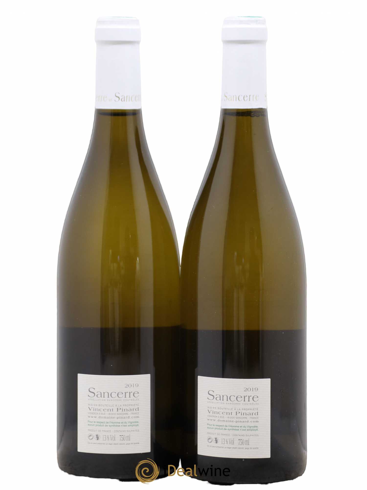 Sancerre Florès Vincent Pinard 2019 - Lot de 2 bouteilles - 1