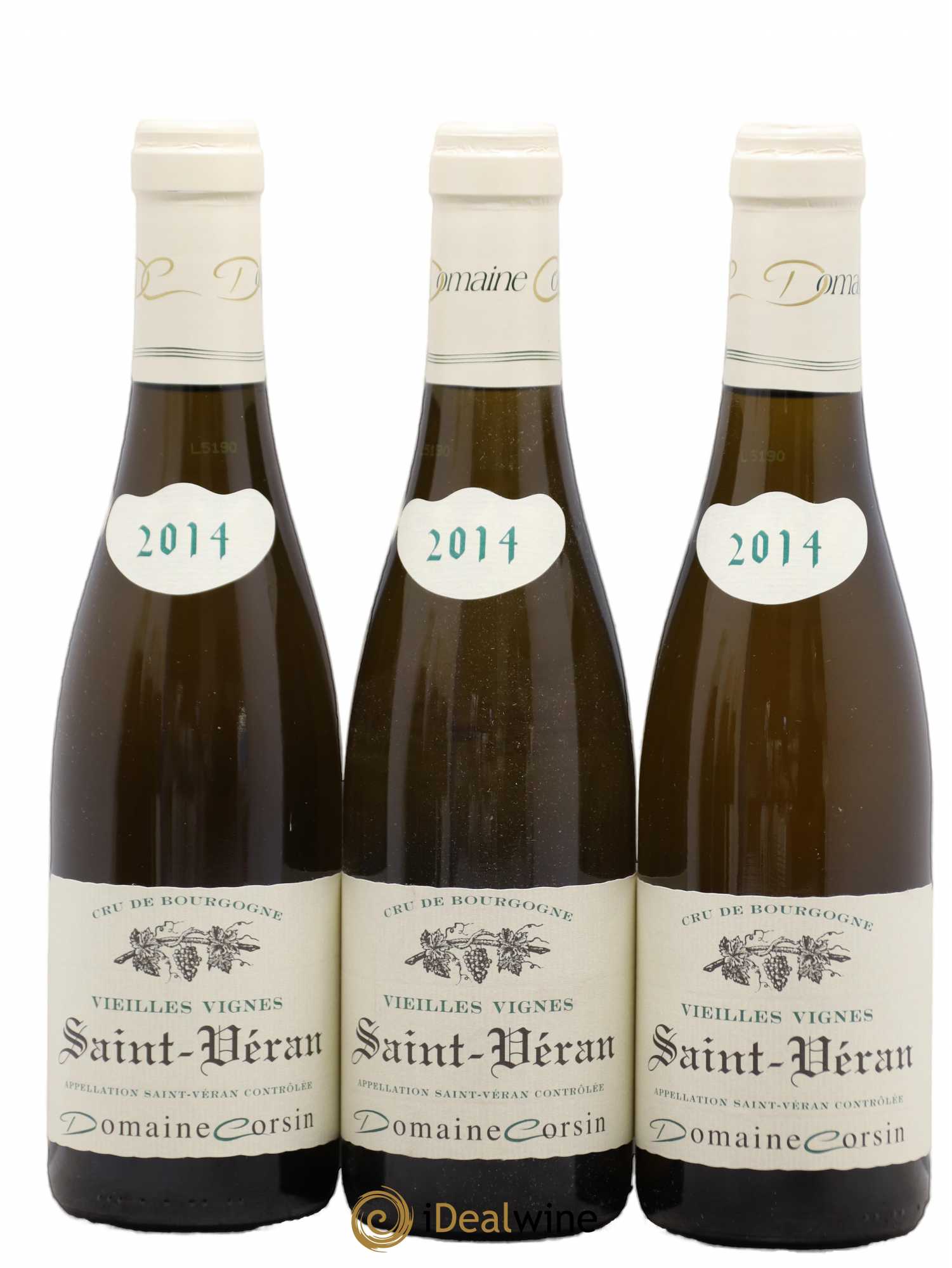 Saint-Véran Domaine Corsin Vieilles Vignes (sans prix de réserve) 2014 - Posten von 3 Demi-Flaschen - 0
