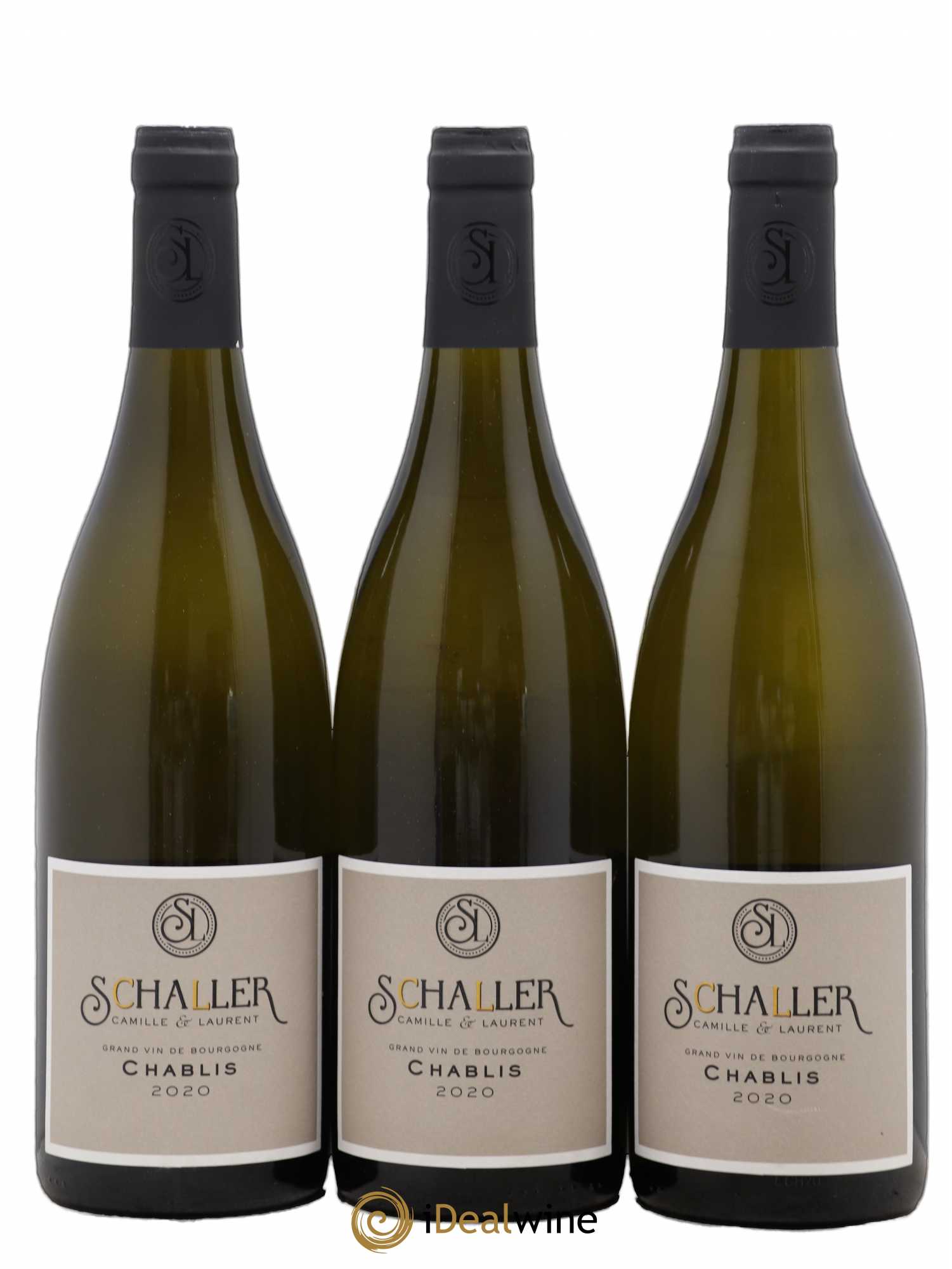 Chablis Camille Et Laurent Schaller (sans prix de réserve) 2020 - Posten von 3 Flaschen - 0