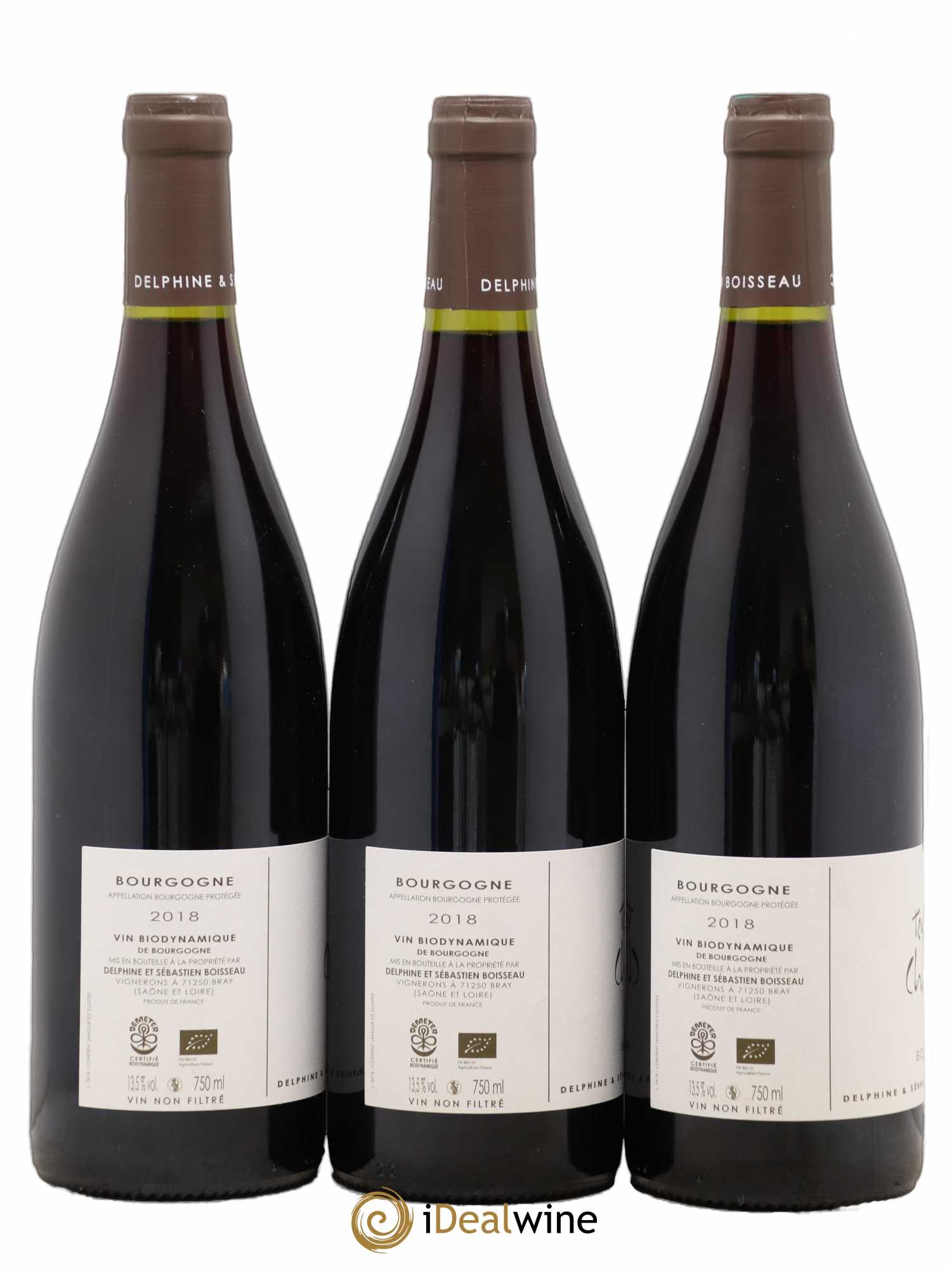 Bourgogne Terres de Chazeux (sans prix de réserve) (sans prix de réserve) 2018 - Posten von 3 Flaschen - 1