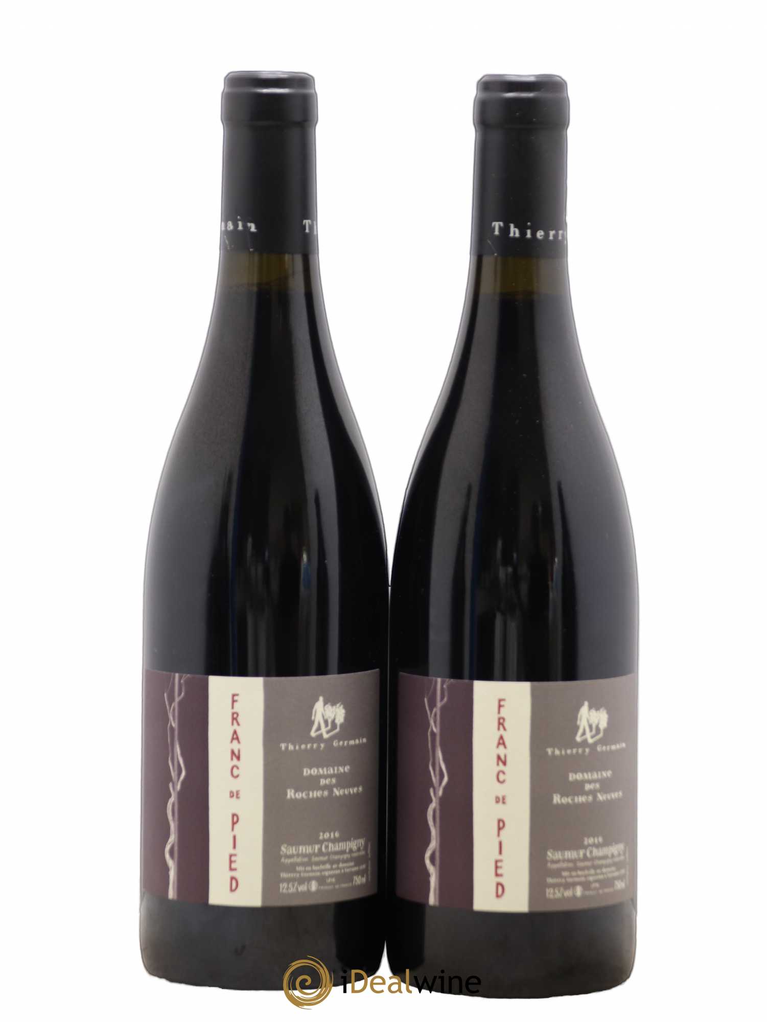 Saumur-Champigny Franc de pied Domaine des Roches Neuves - Thierry Germain 2016 - Lot de 2 bouteilles - 0