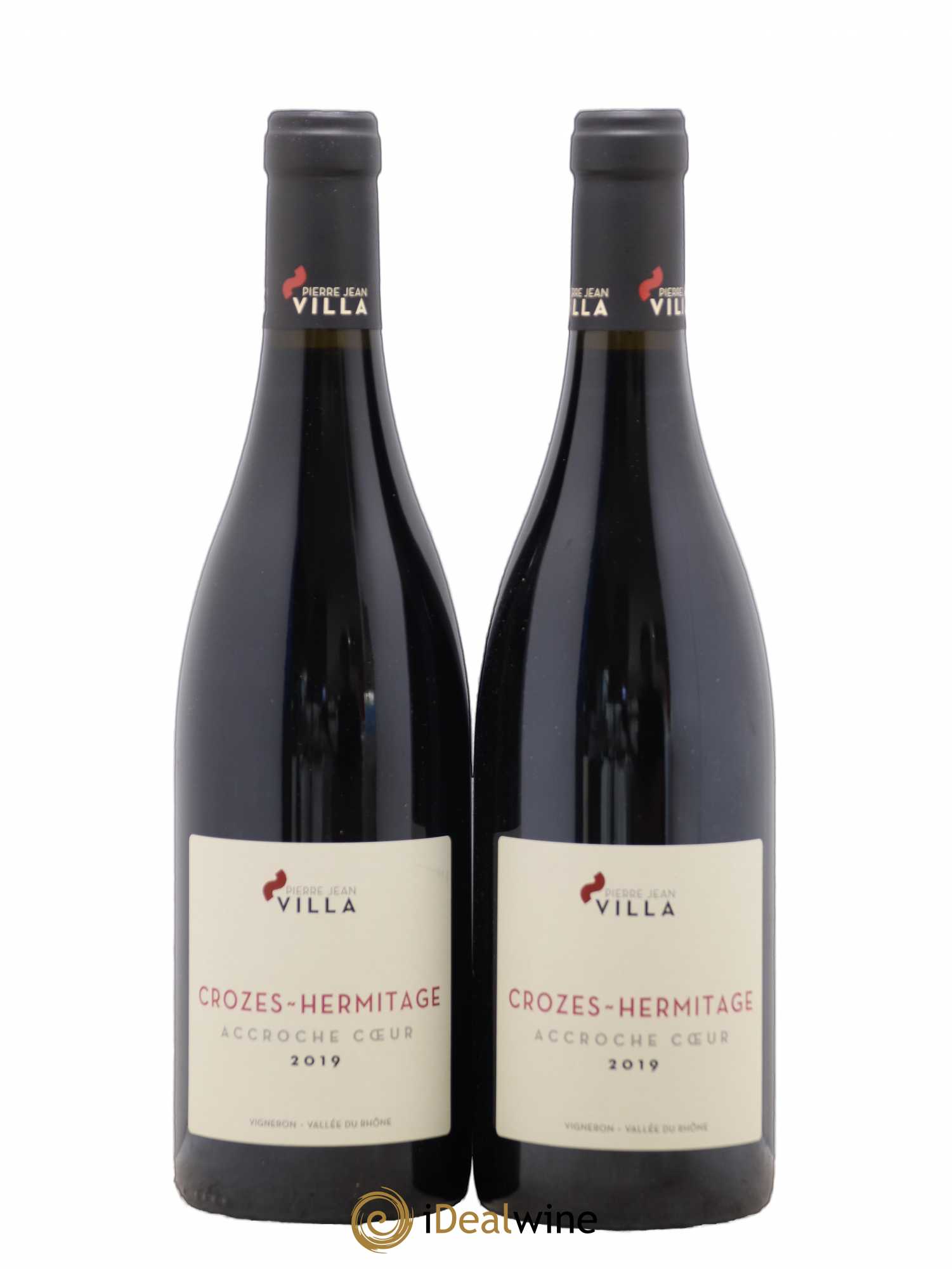 Crozes-Hermitage Domaine Pierre Jean Villa Accroche Coeur 2019 - Posten von 2 Flaschen - 0