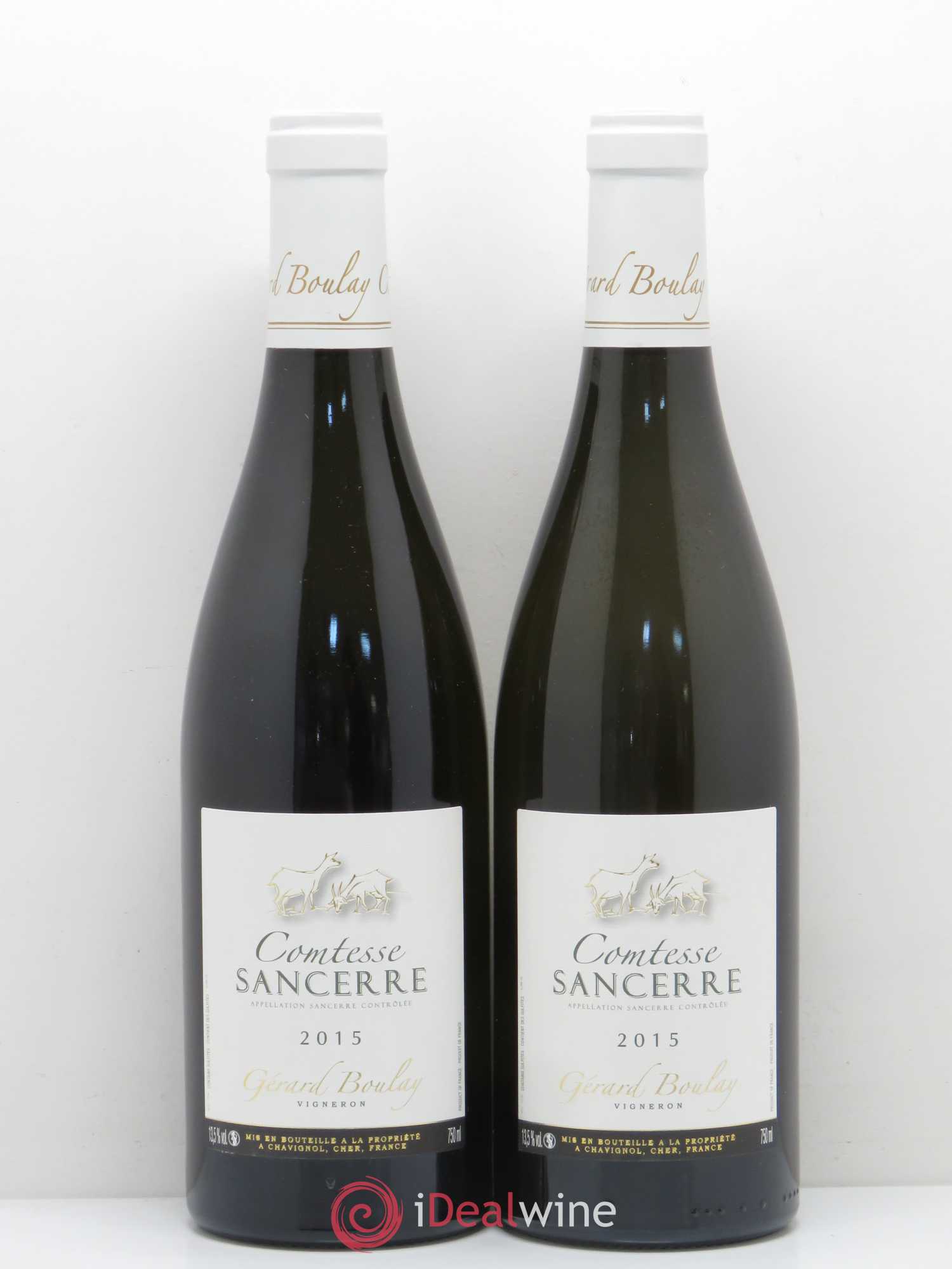 Sancerre Comtesse Gérard Boulay 2015 - Lot de 2 bouteilles - 0