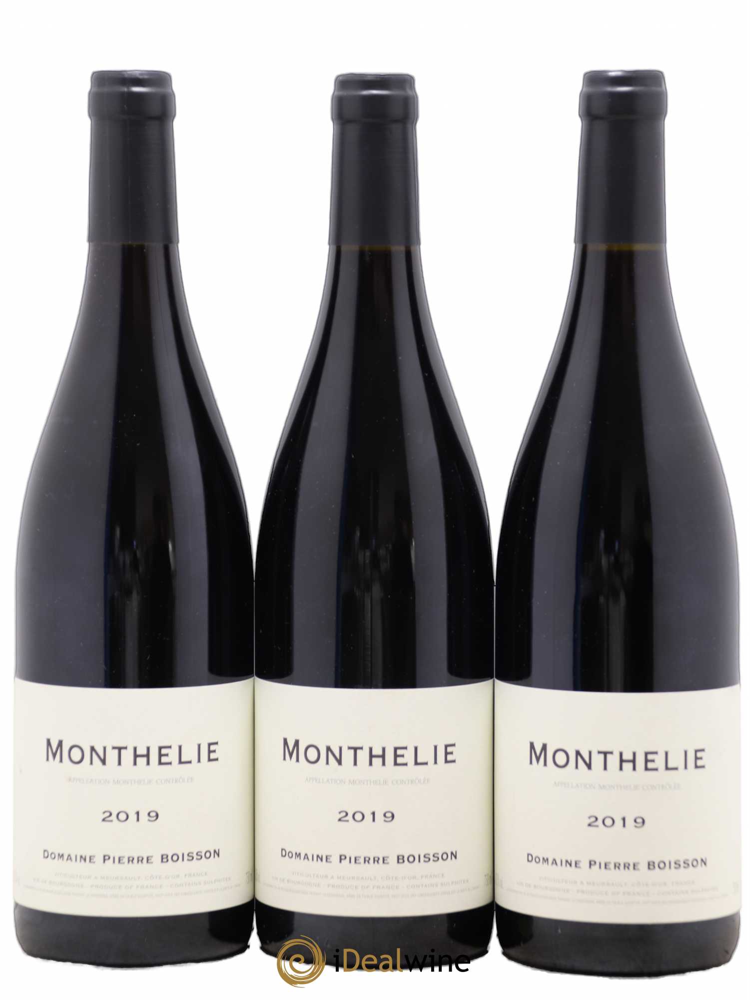 Monthélie Pierre Boisson (Domaine) 2019 - Lot de 3 bouteilles - 0