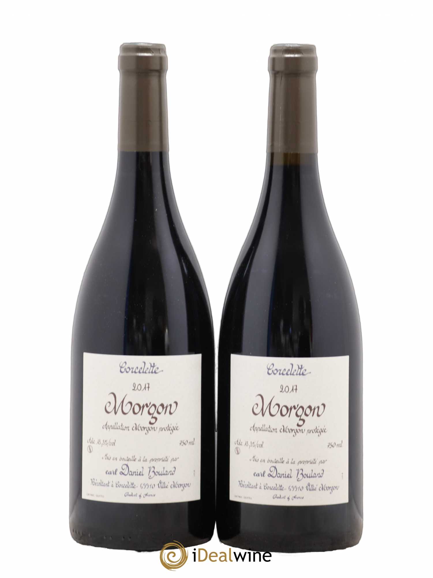 Morgon Corcelette Daniel Bouland (Domaine) 2017 - Lot de 2 bouteilles - 0