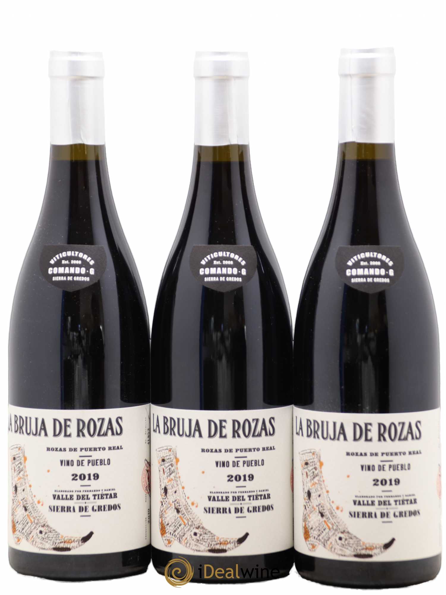Vinos de Madrid DO Comando G La Bruja de Rozas 2019 - Lot de 3 bouteilles - 0
