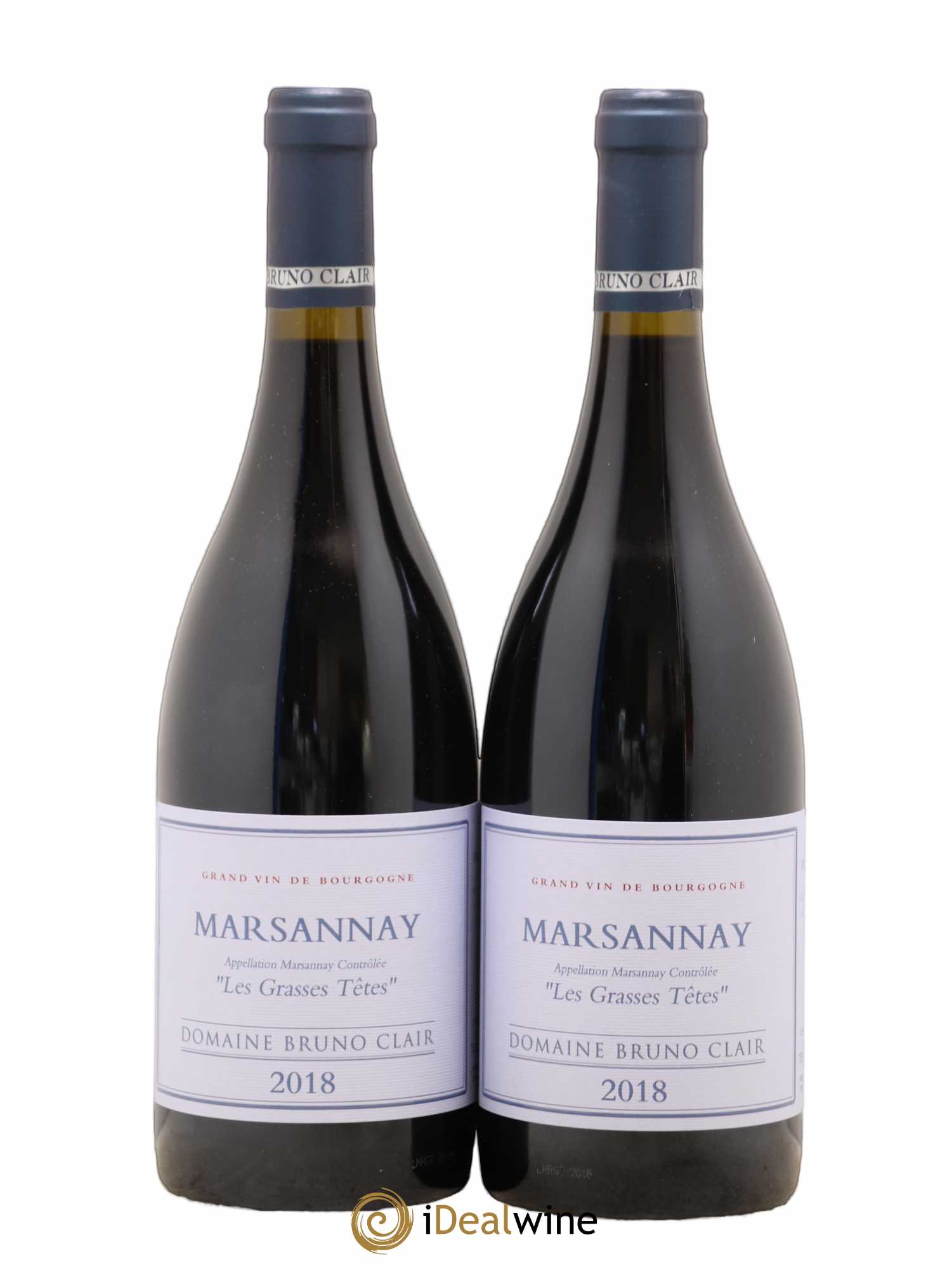Marsannay Les Grasses Tetes Bruno Clair (Domaine) 2018 - Lot de 2 bouteilles - 0