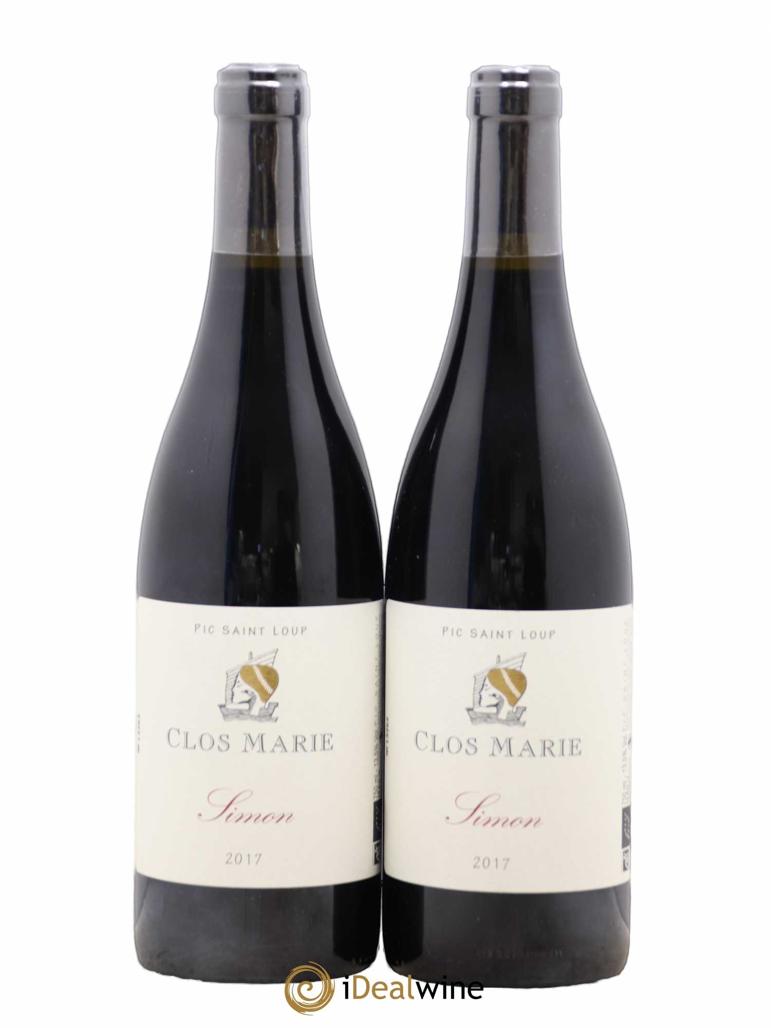 Pic Saint-Loup Clos Marie Cuvée Simon Christophe Peyrus et Françoise Julien 2017 - Lot de 2 bouteilles - 0