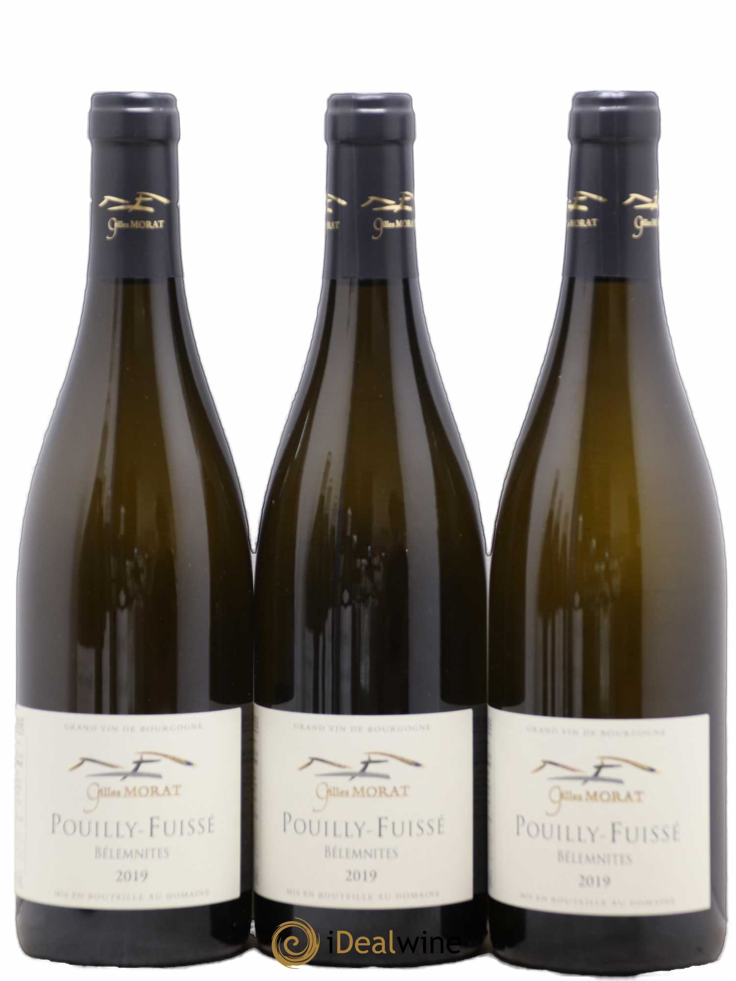 Pouilly-Fuissé Gilles Morat Les Belemnites 2019 - Posten von 3 Flaschen - 0