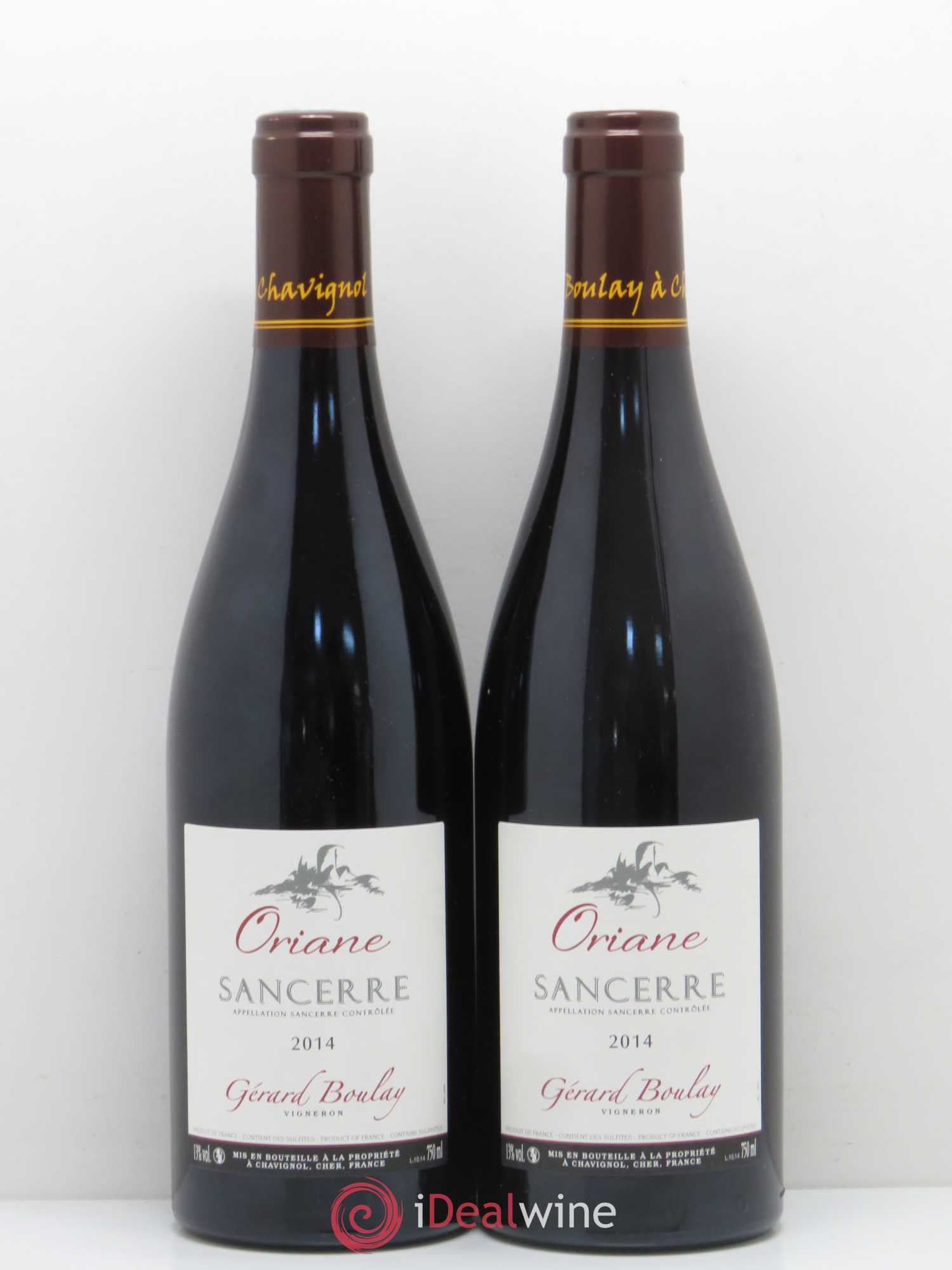 Sancerre Oriane Gérard Boulay 2014 - Lot de 2 bouteilles - 0