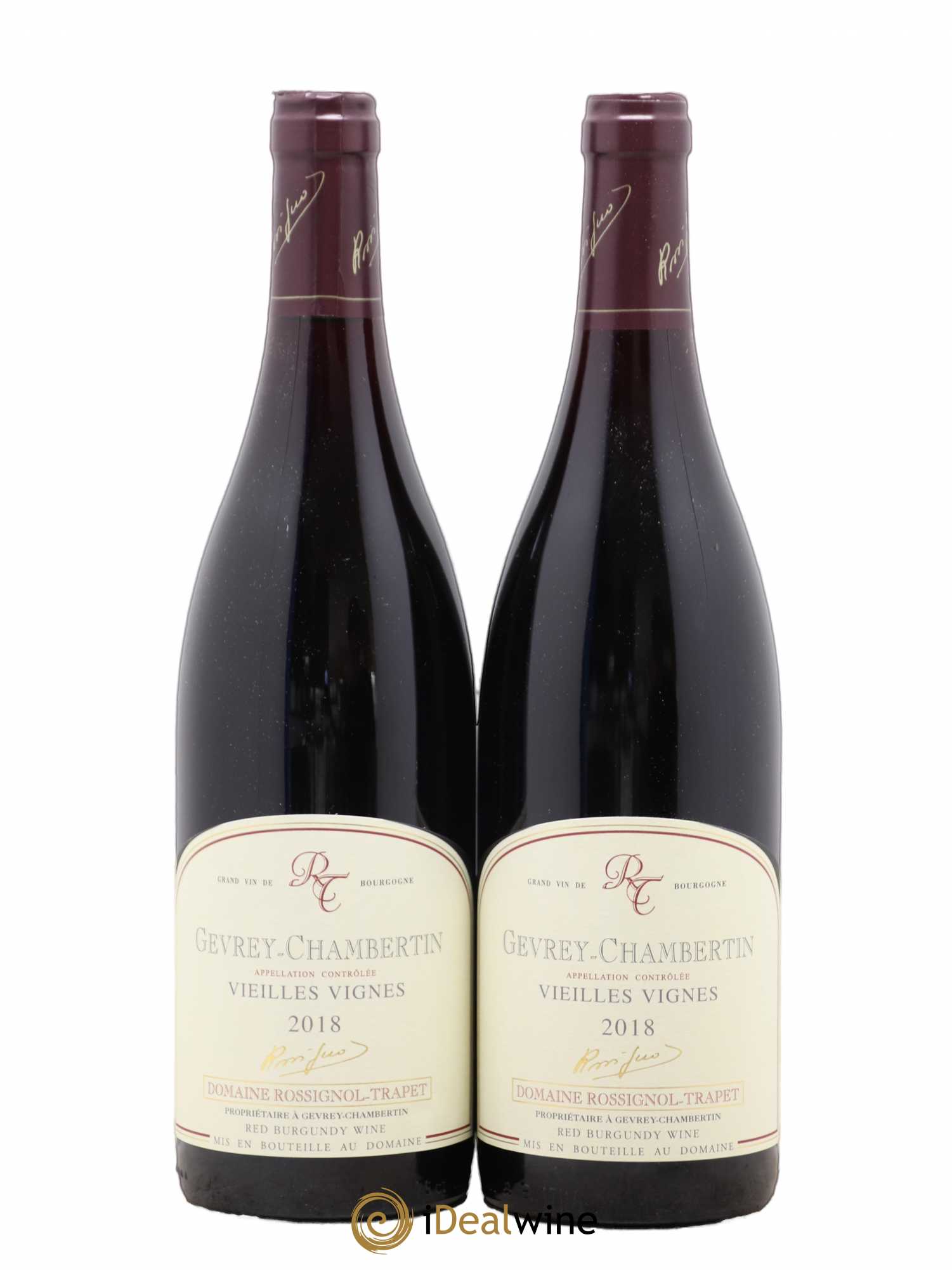 Gevrey-Chambertin Vieilles vignes Rossignol-Trapet (Domaine) 2018 - Lot de 2 bouteilles - 0