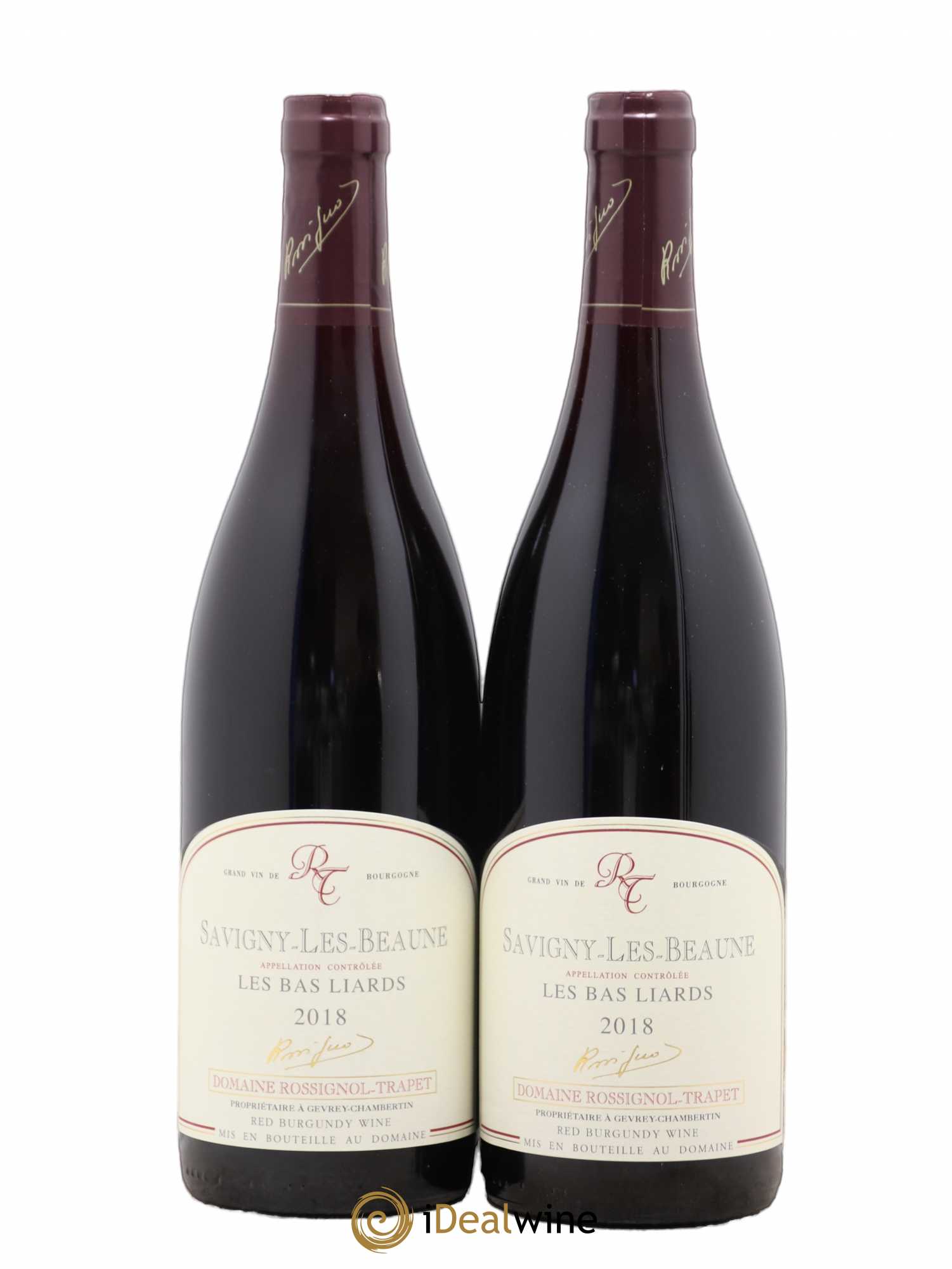 Savigny-lès-Beaune Les Bas Liards Rossignol Trapet 2018 - Lot de 2 bouteilles - 0