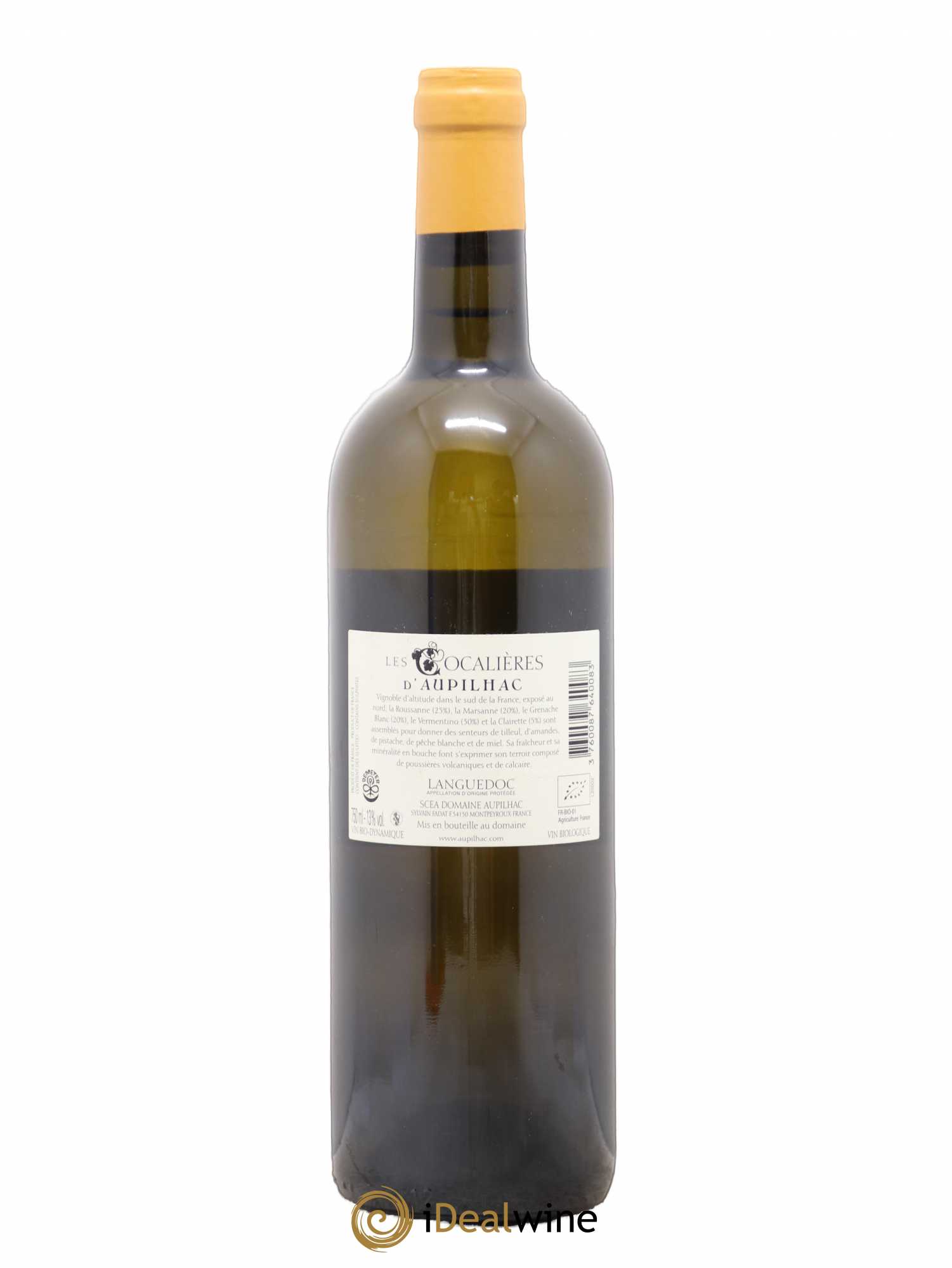Languedoc Aupilhac (Domaine d') Les Cocalières Sylvain Fadat 2020 - Lot de 1 bouteille - 1