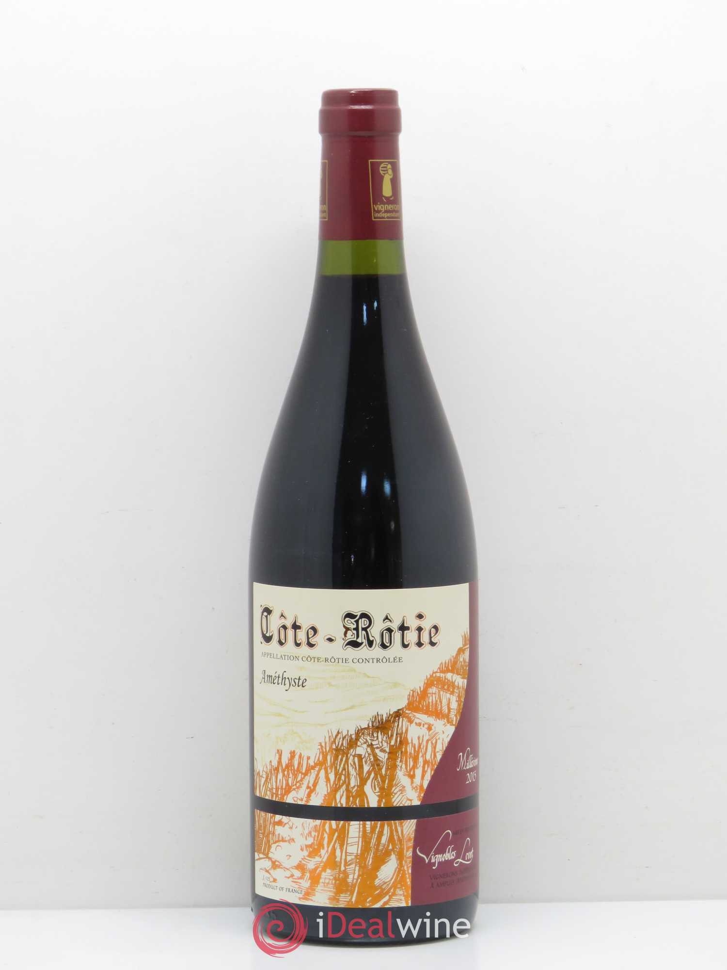 Côte-Rôtie Améthyste Vignobles Levet 2015 - Lot de 1 bouteille - 0