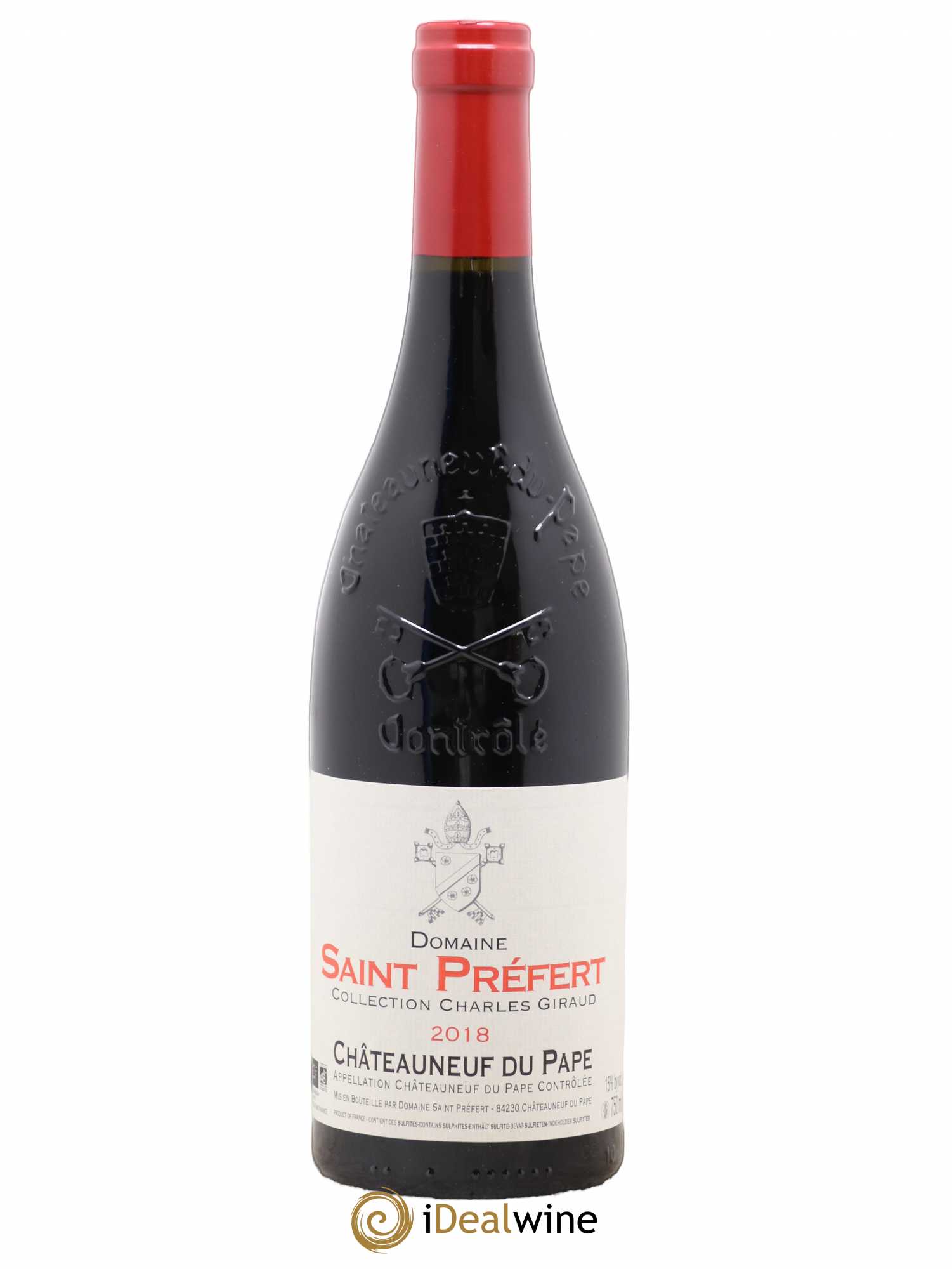 Châteauneuf-du-Pape Collection Charles Giraud Domaine Saint-Préfert 2018 - Lot de 1 bouteille - 0