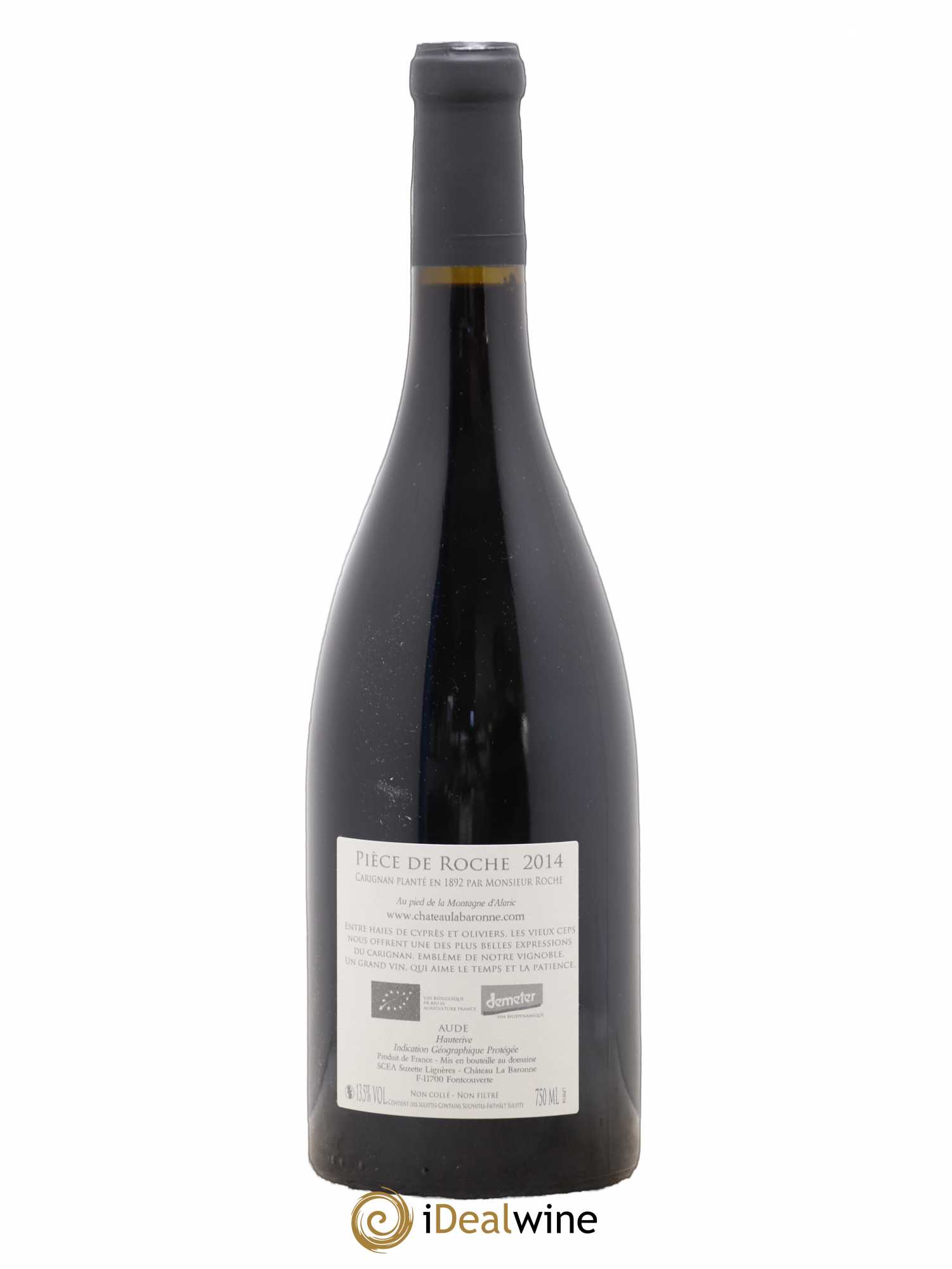 Sud-Ouest IGP Hauterive Pièce de Roche Château la Baronne 2014 - Posten von 1 Flasche - 1