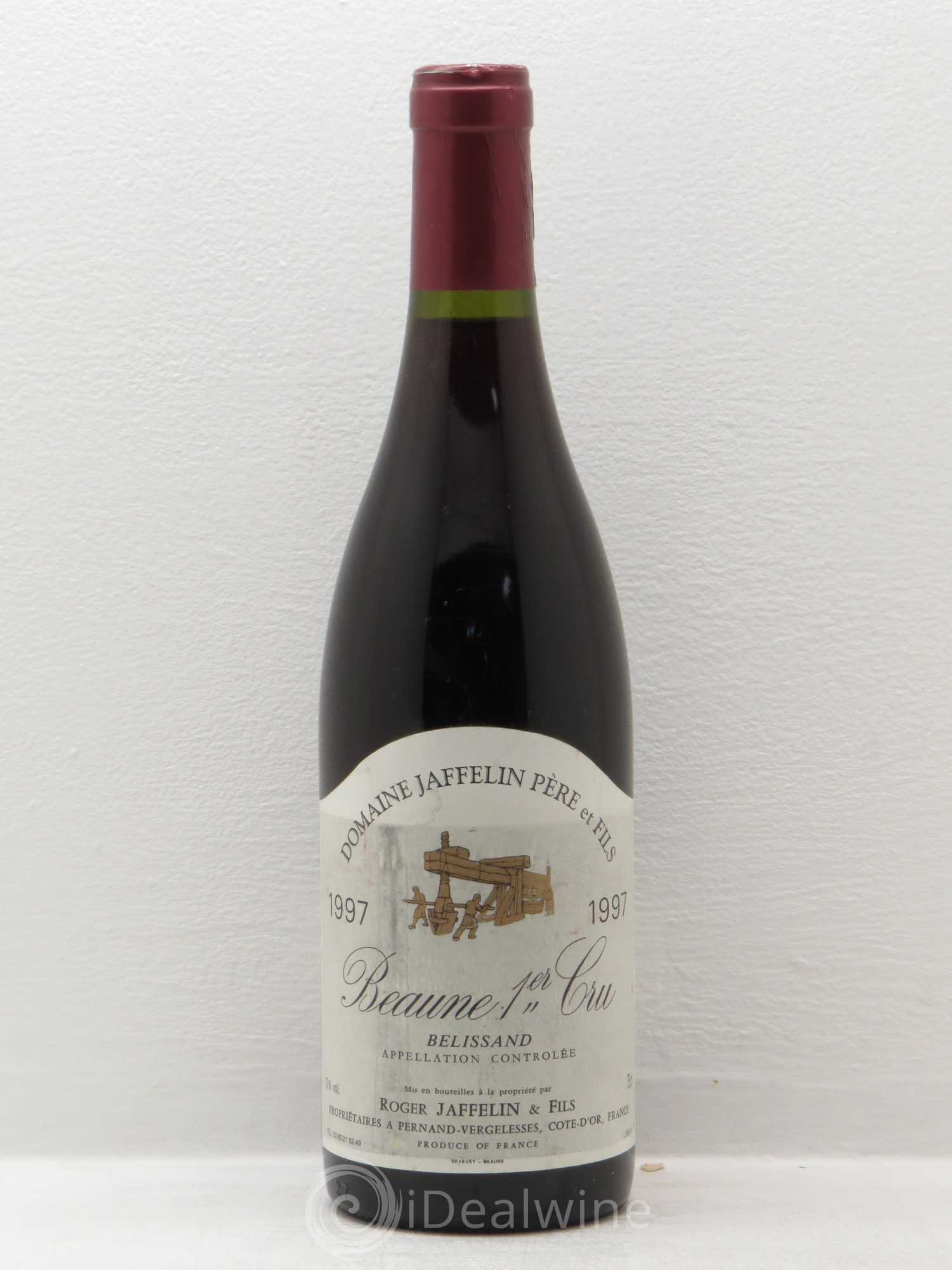 Beaune 1er Cru Belissand Jaffelin 1997 - Posten von 1 Flasche - 0