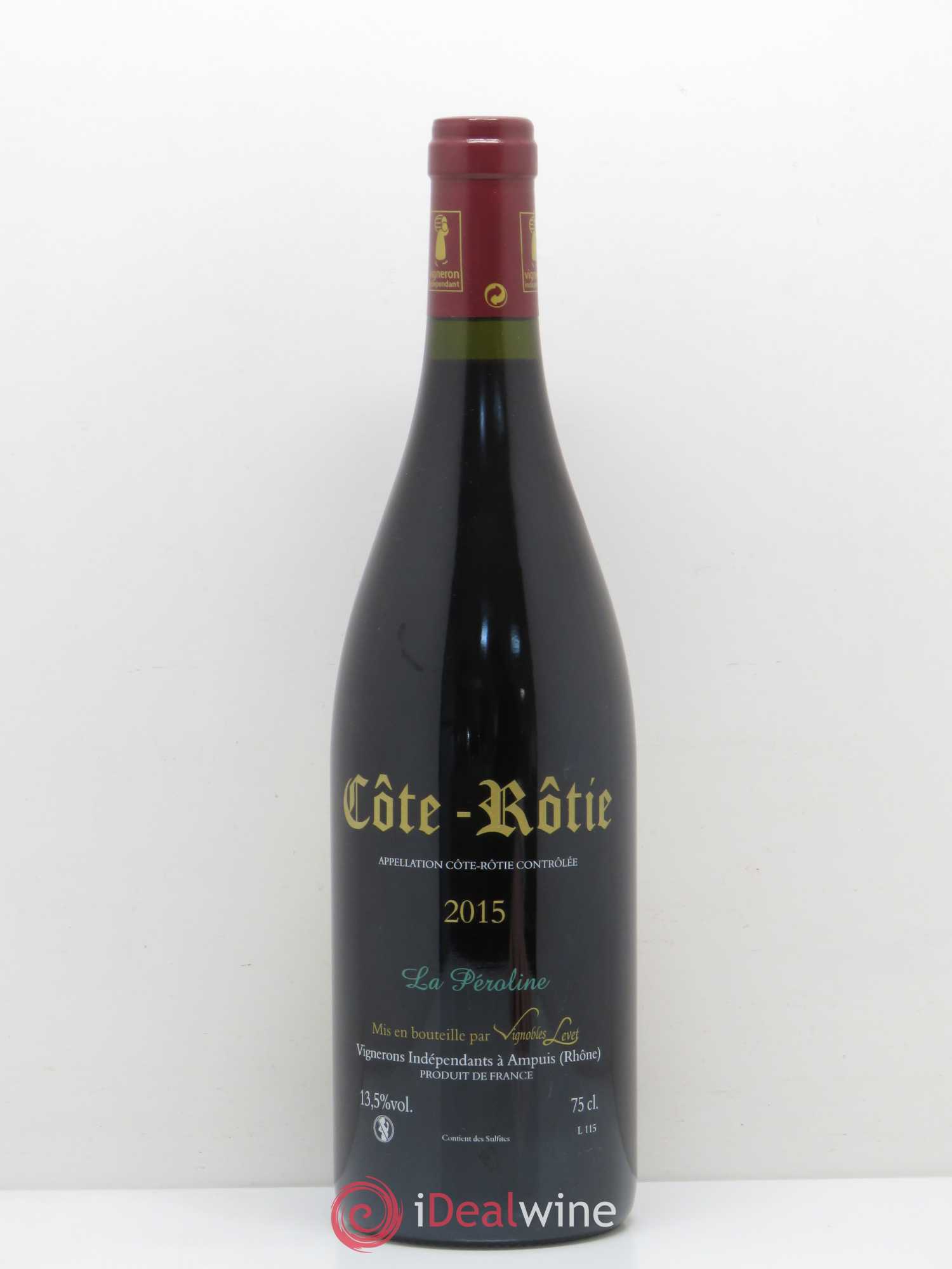 Côte-Rôtie La Péroline Vignobles Levet 2015 - Lot de 1 bouteille - 1
