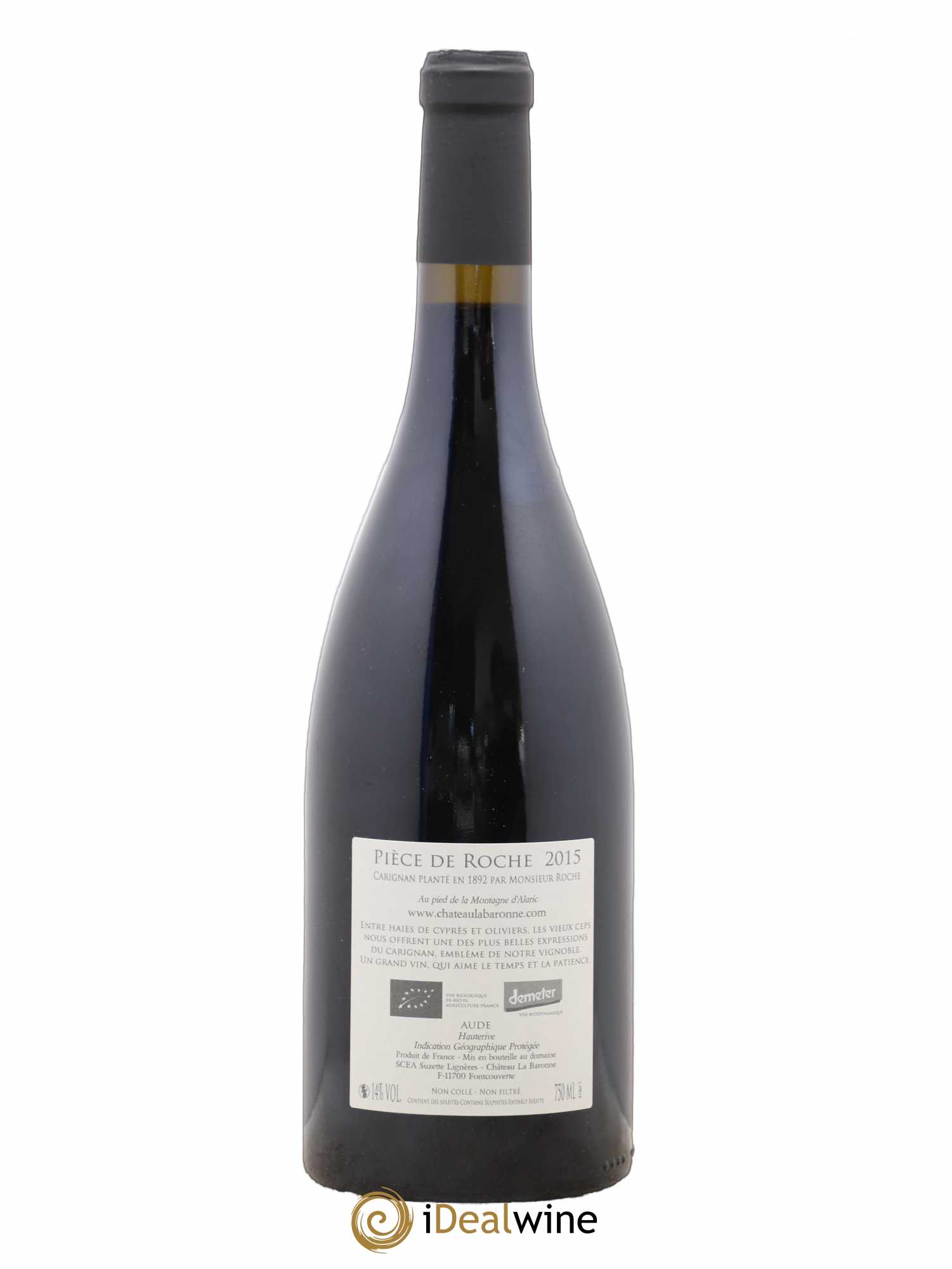 Sud-Ouest IGP Hauterive Pièce de Roche Château la Baronne 2015 - Posten von 1 Flasche - 1