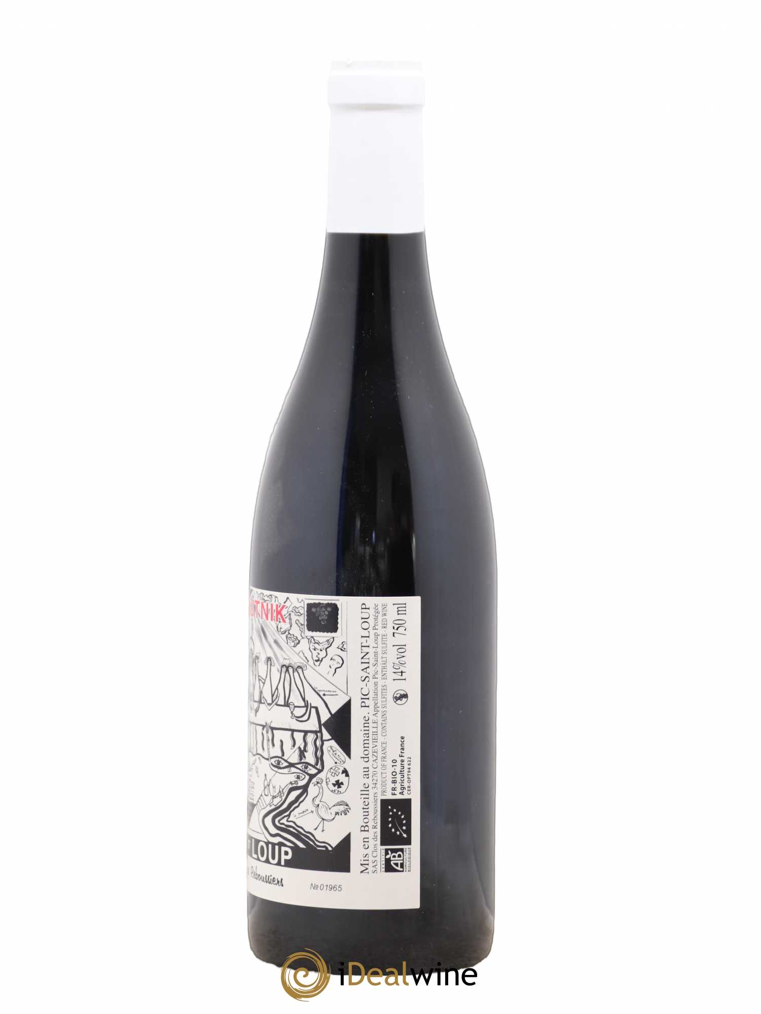 Pic Saint-Loup Clos des Reboussiers Spoutnik 2017 - Lot de 1 bouteille - 1