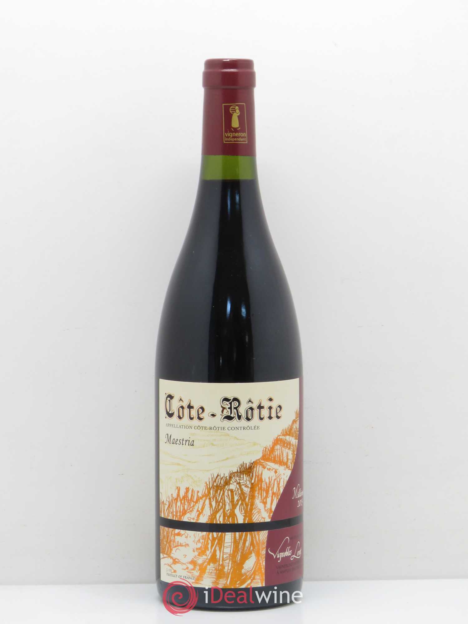 Côte-Rôtie Maestria Vignobles Levet 2015 - Lot de 1 bouteille - 0