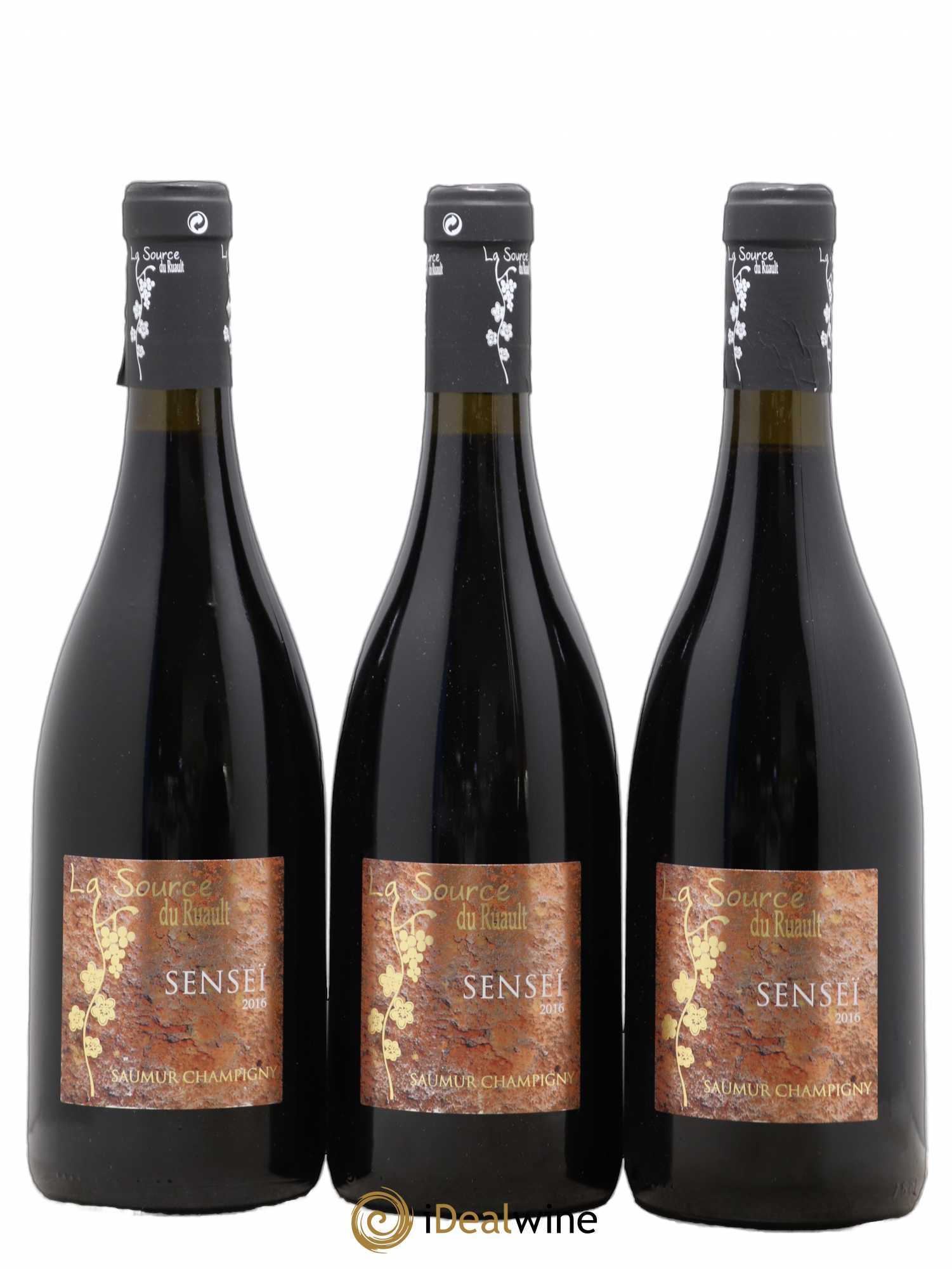 Saumur-Champigny La Source Du Ruault Senseï (sans prix de réserve) 2016 - Posten von 3 Flaschen - 0