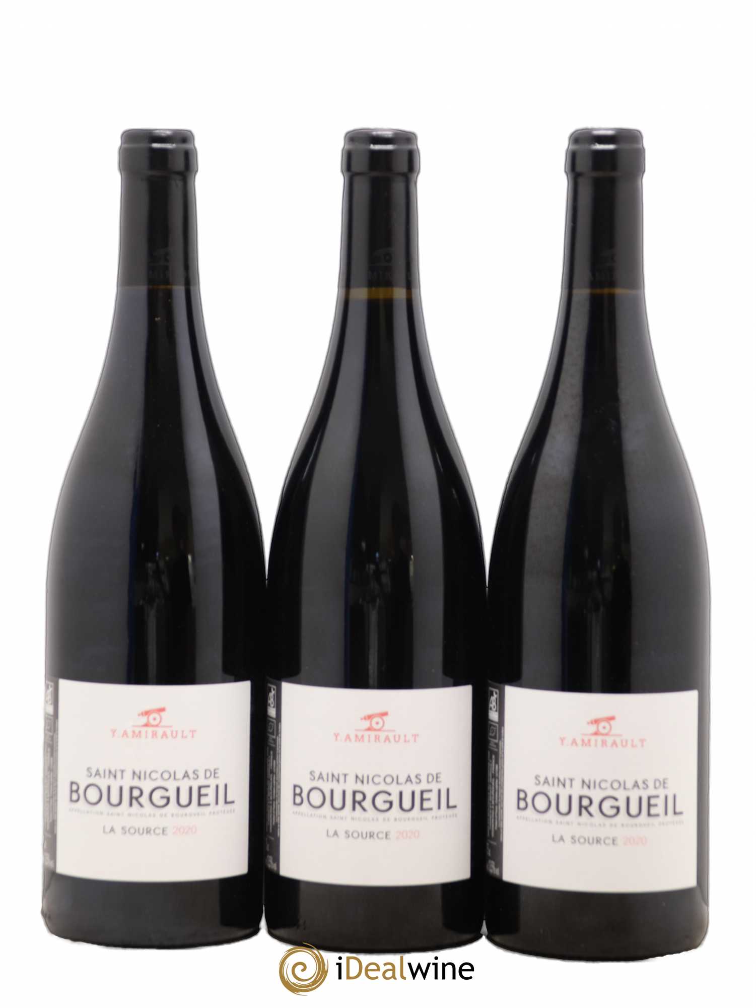 Saint-Nicolas de Bourgueil La Source Yannick Amirault (Domaine) (sans prix de réserve) 2020 - Lot de 3 bouteilles - 0