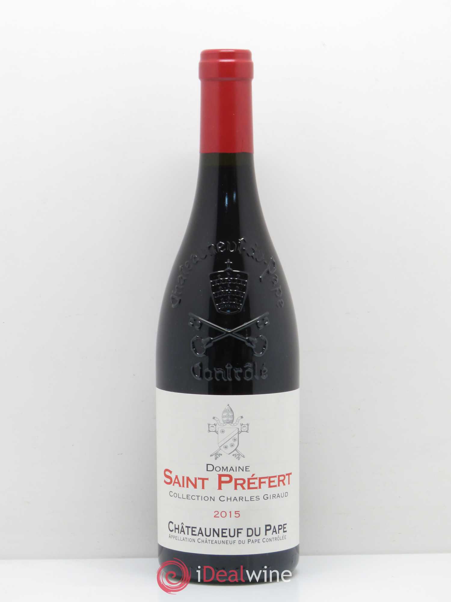 Châteauneuf-du-Pape Collection Charles Giraud Domaine Saint-Préfert 2015 - Lot de 1 bouteille - 0