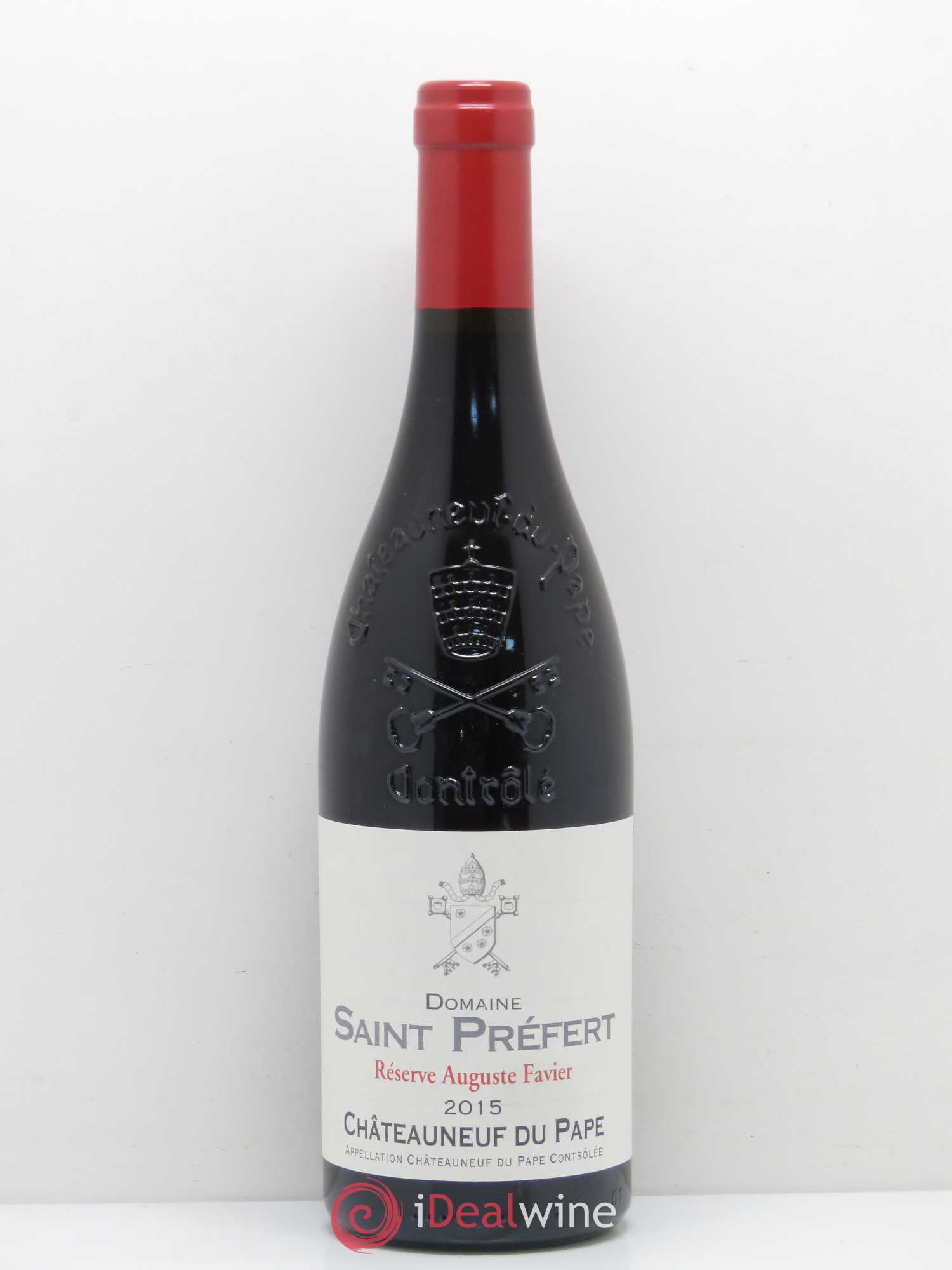 Châteauneuf-du-Pape Réserve Auguste Favier Domaine Saint-Préfert 2015 - Lot de 1 bouteille - 0
