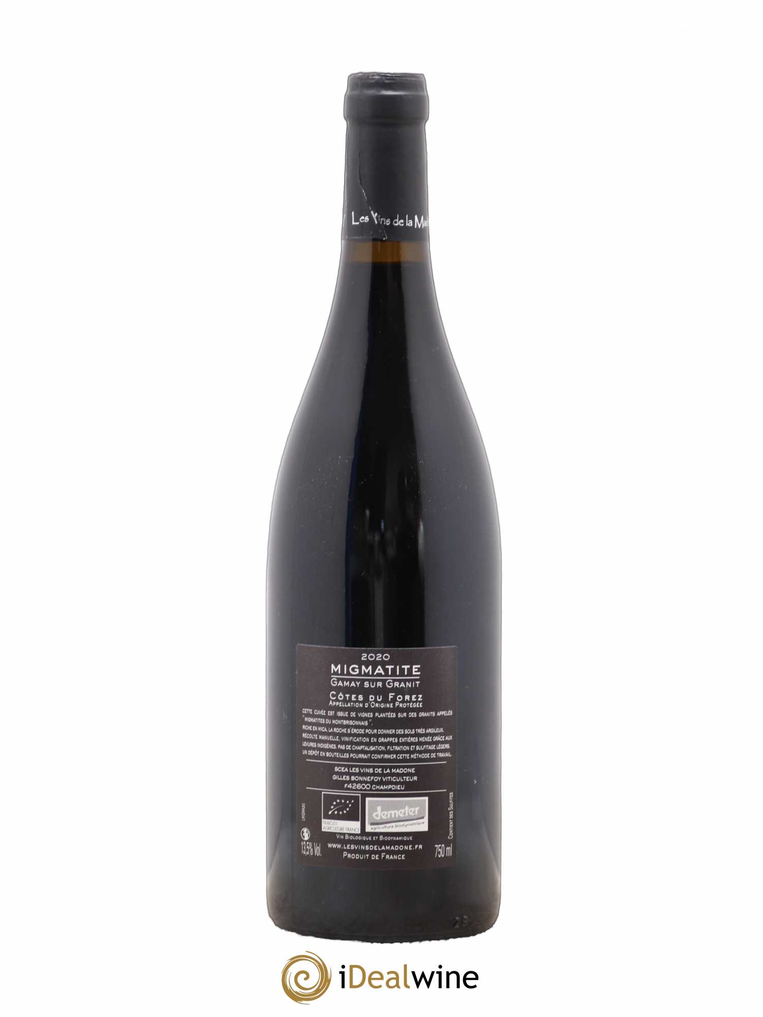 Rhône Côtes du Forez Les Vins de la Madone Migmatite 2020 - Posten von 1 Flasche - 1