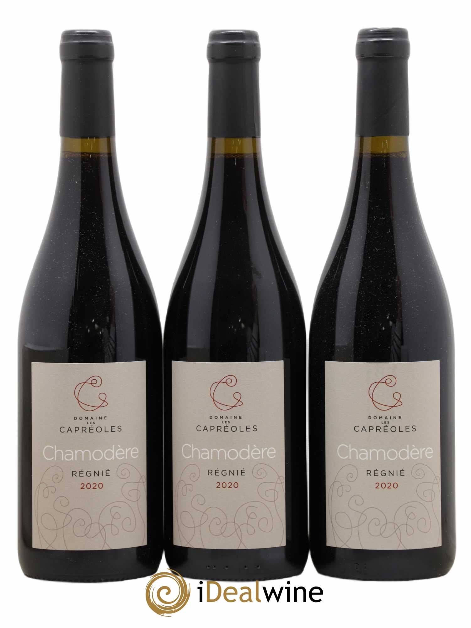 Régnié Chamodère Domaine les Capréoles (sans prix de réserve) 2020 - Posten von 3 Flaschen - 0