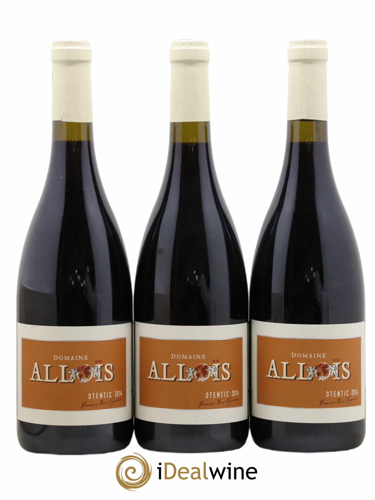 Ventoux Otentic Domaine Allois (sans prix de réserve) 2014 - Posten von 3 Flaschen - 0