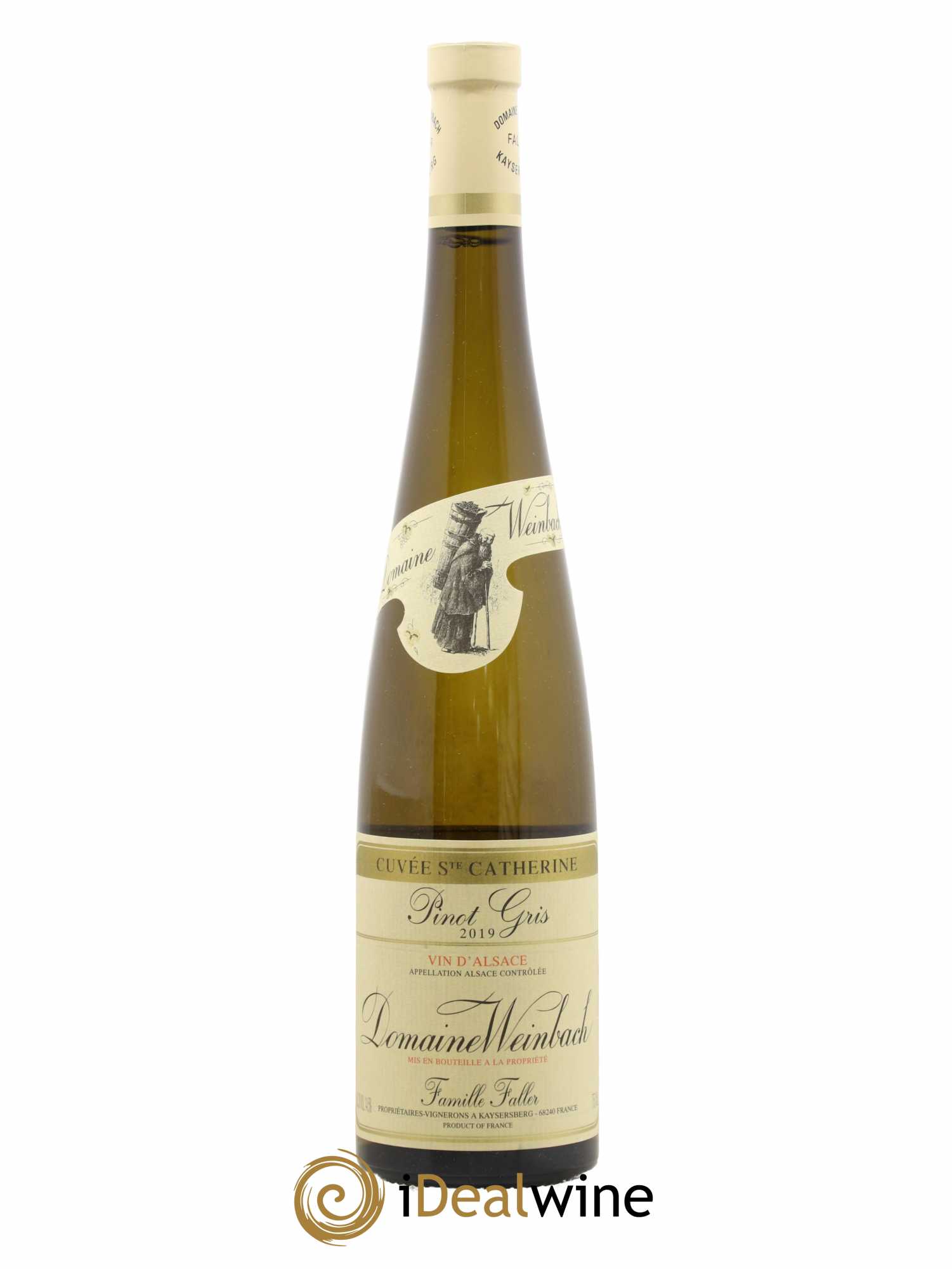 Alsace Pinot Gris Cuvée Sainte Catherine Weinbach (Domaine) 2019 - Lot de 1 bouteille - 0