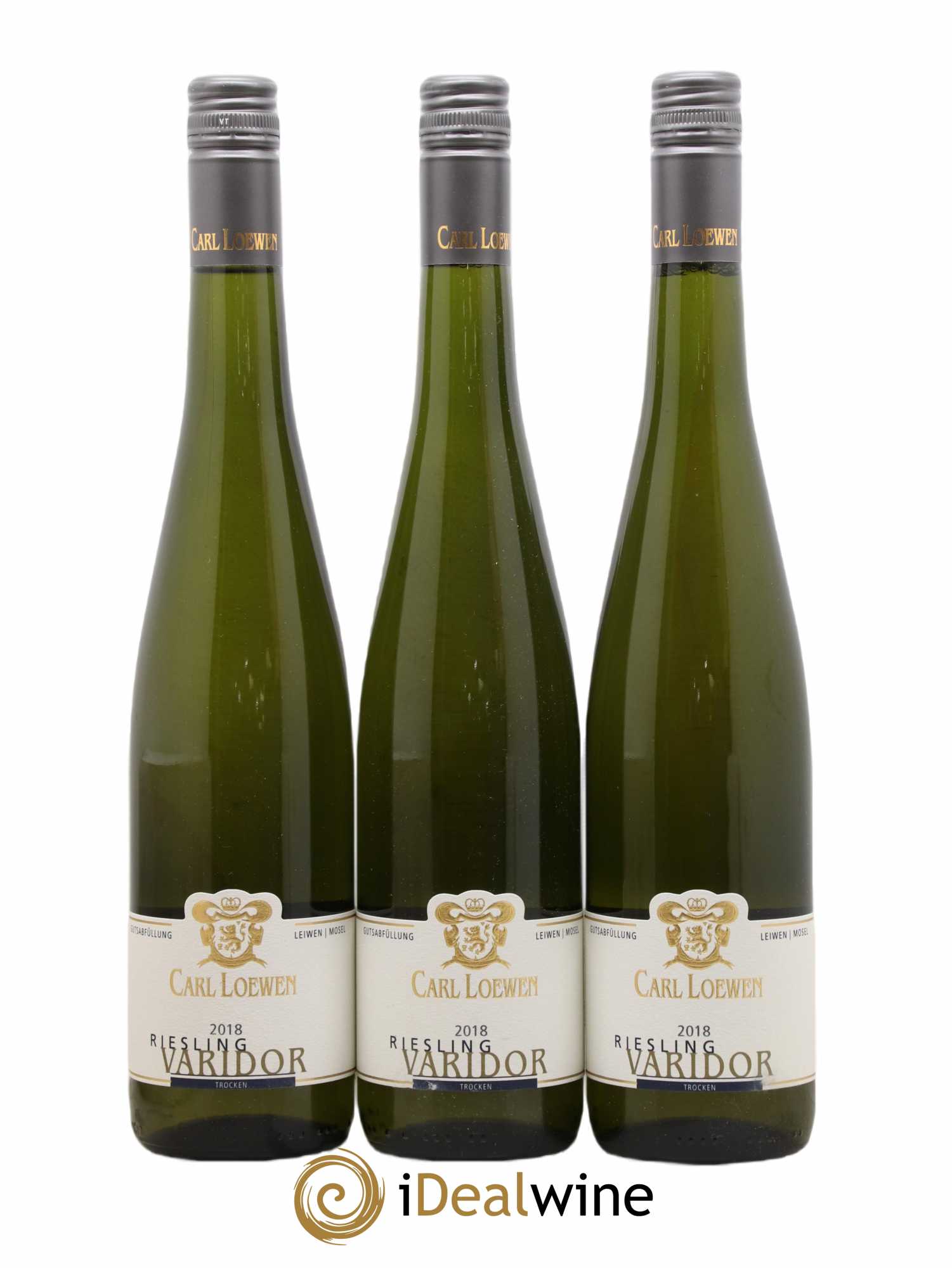 Allemagne Mosel-Saar Riesling Carl Loewen Varidor (sans prix de réserve) 2018 - Posten von 3 Flaschen - 0