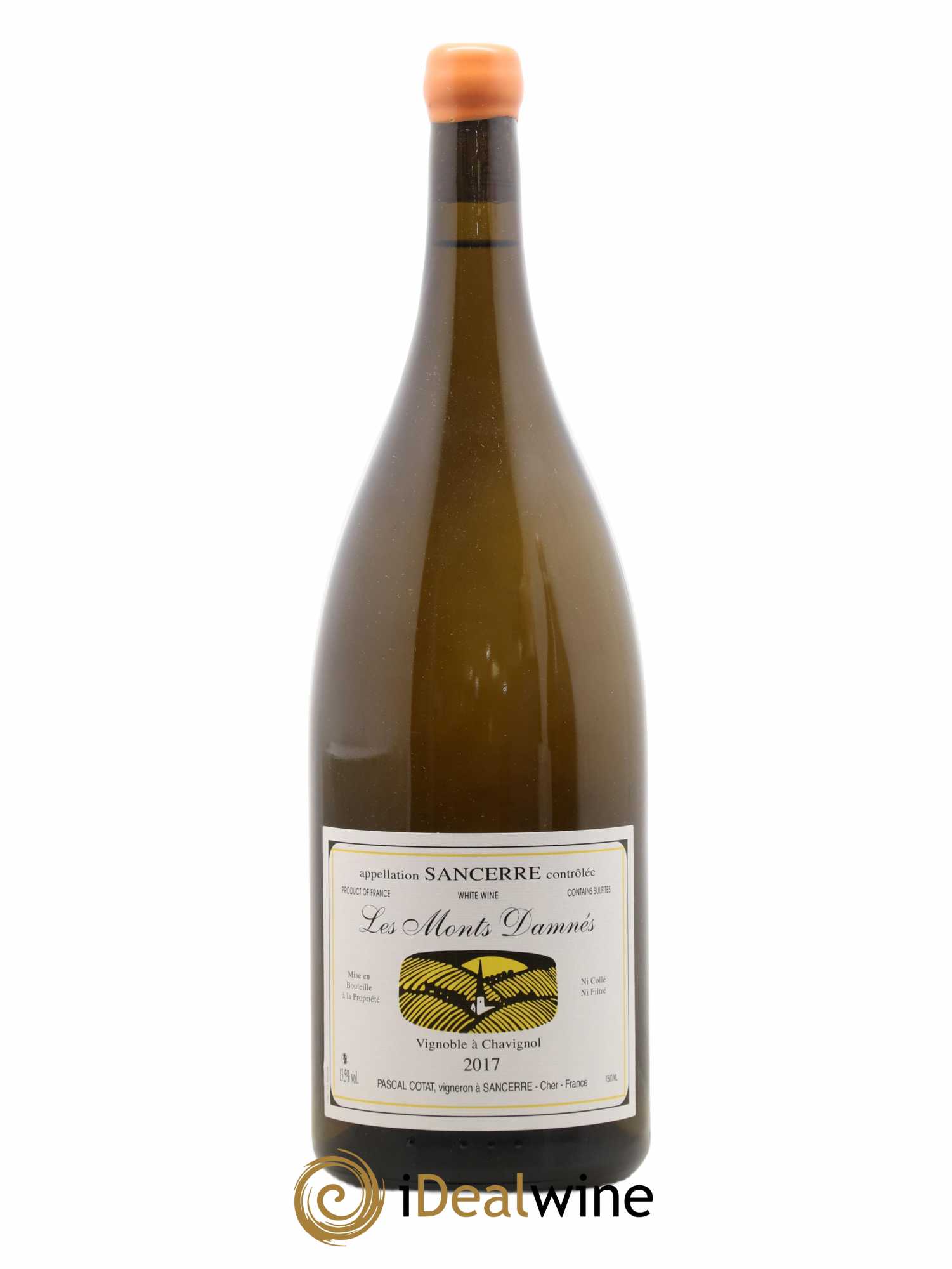 Sancerre Les Monts Damnés Pascal Cotat 2017 - Posten von 1 Magnum - 0