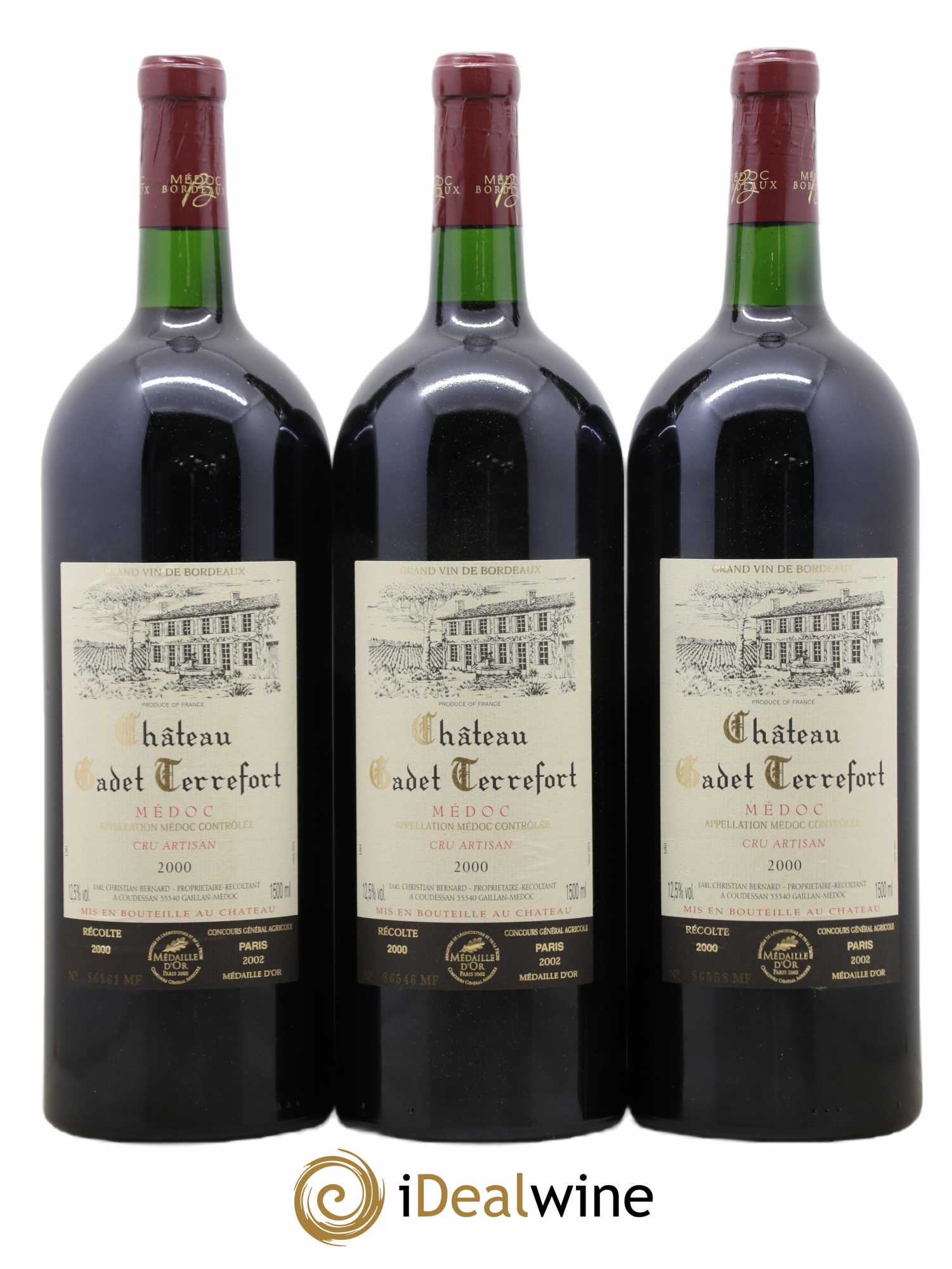 Médoc V (ohne Mindestpreis) 2000 - Posten von 3 Magnum - 0