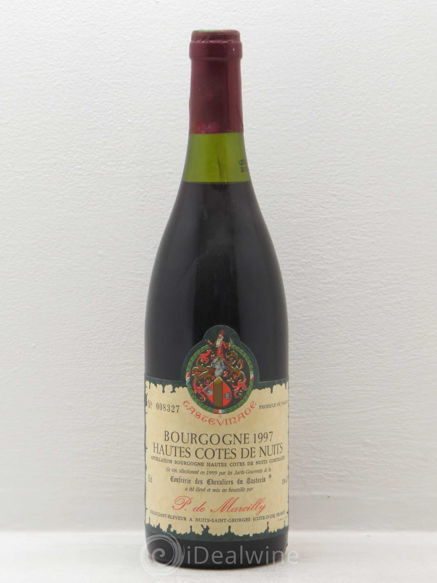 Hautes-Côtes de Nuits P de Marcilly Tastevinage 1997 - Lot de 1 bouteille - 0