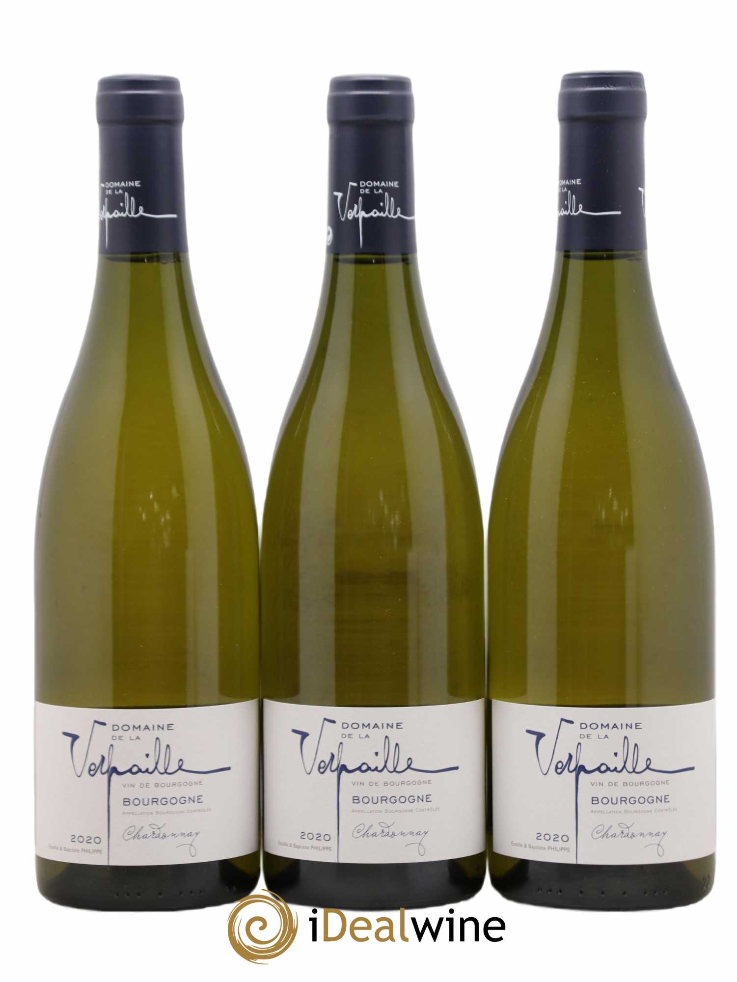 Bourgogne Chardonnay Domaine De La Verpaille (sans prix de réserve) 2020 - Posten von 3 Flaschen - 0