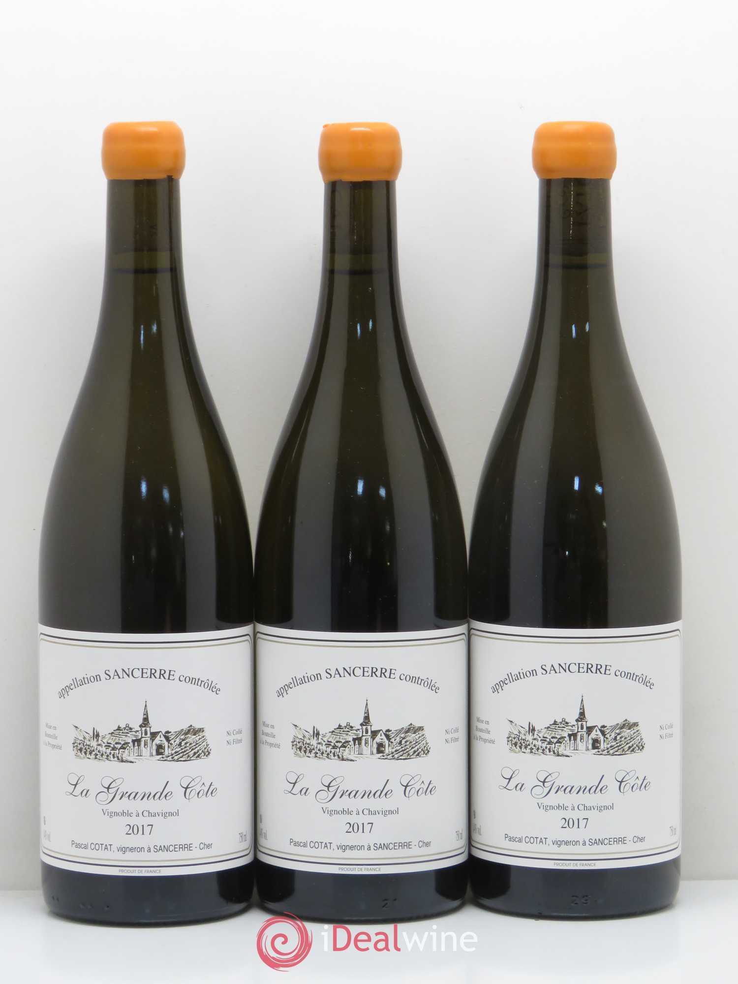 Sancerre La Grande Côte Pascal Cotat 2017 - Lot de 3 bouteilles - 0