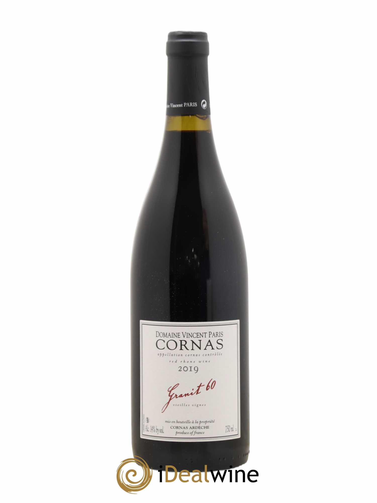 Cornas Granit 60 Vieilles Vignes Vincent Paris 2019 - Lot de 1 bouteille - 0