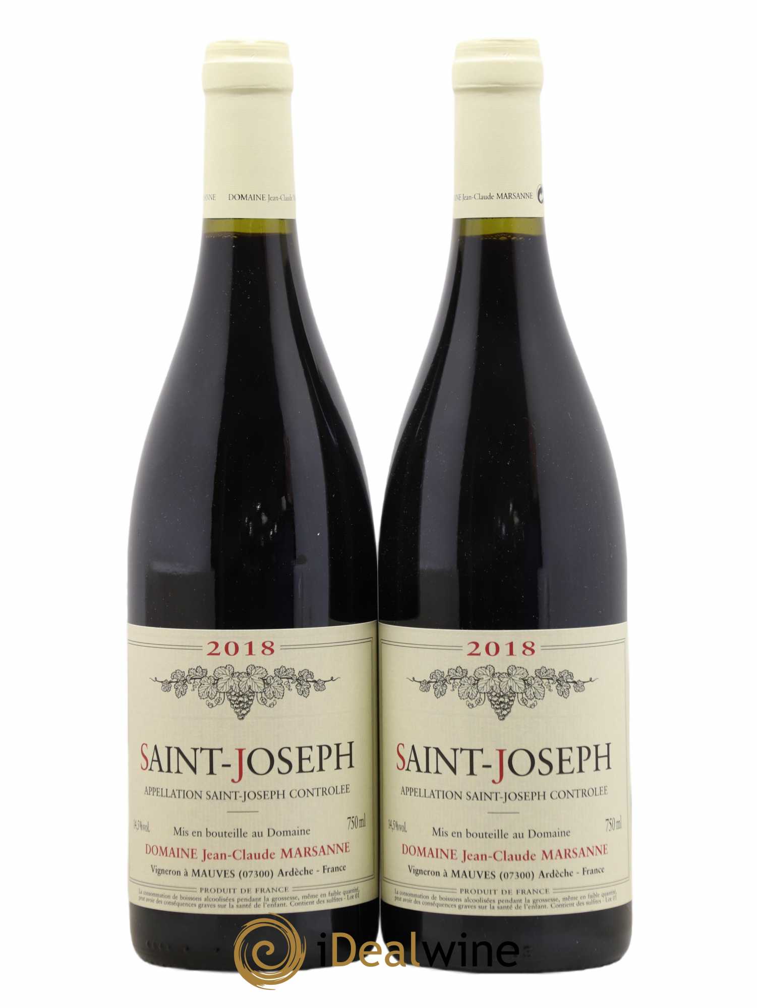 Saint-Joseph Jean-Claude Marsanne (Domaine) 2018 - Lot de 2 bouteilles - 0