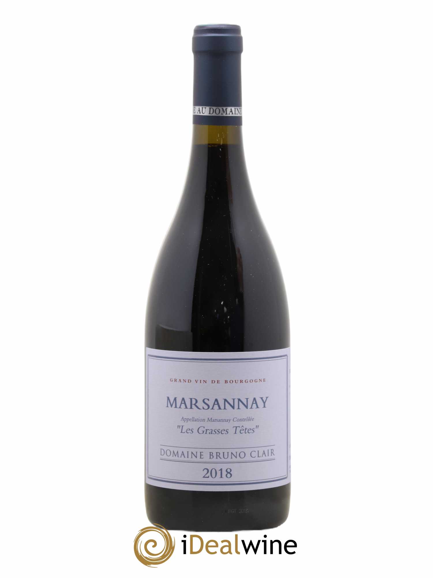 Marsannay Les Grasses Tetes Bruno Clair (Domaine) 2018 - Lot de 1 bouteille - 0