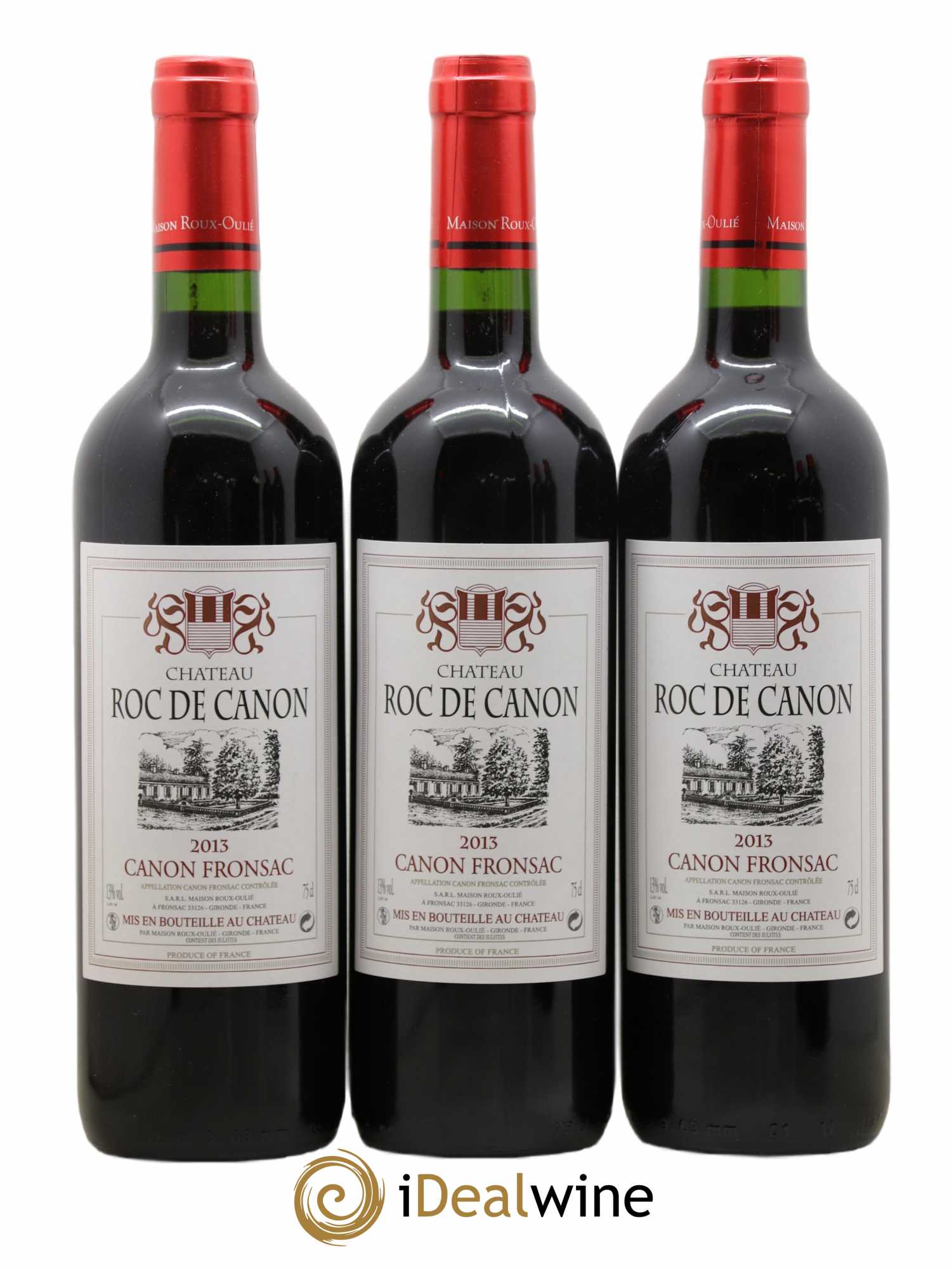 Canon-Fronsac Château Roc De Canon (sans prix de réserve) 2013 - Lot de 6 bouteilles - 2