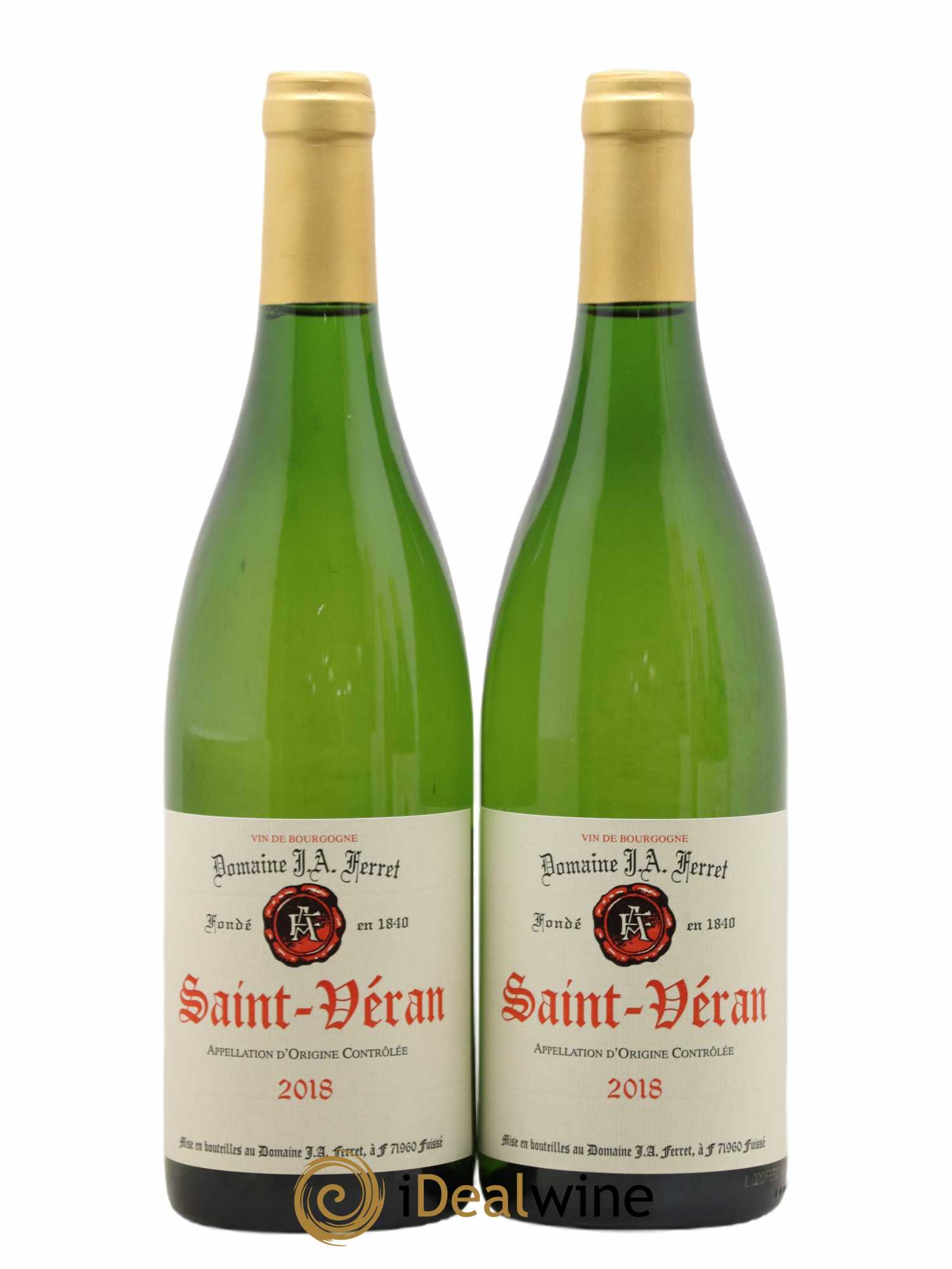 Saint-Véran J.A. Ferret (Domaine) 2018 - Lot de 2 bouteilles - 0