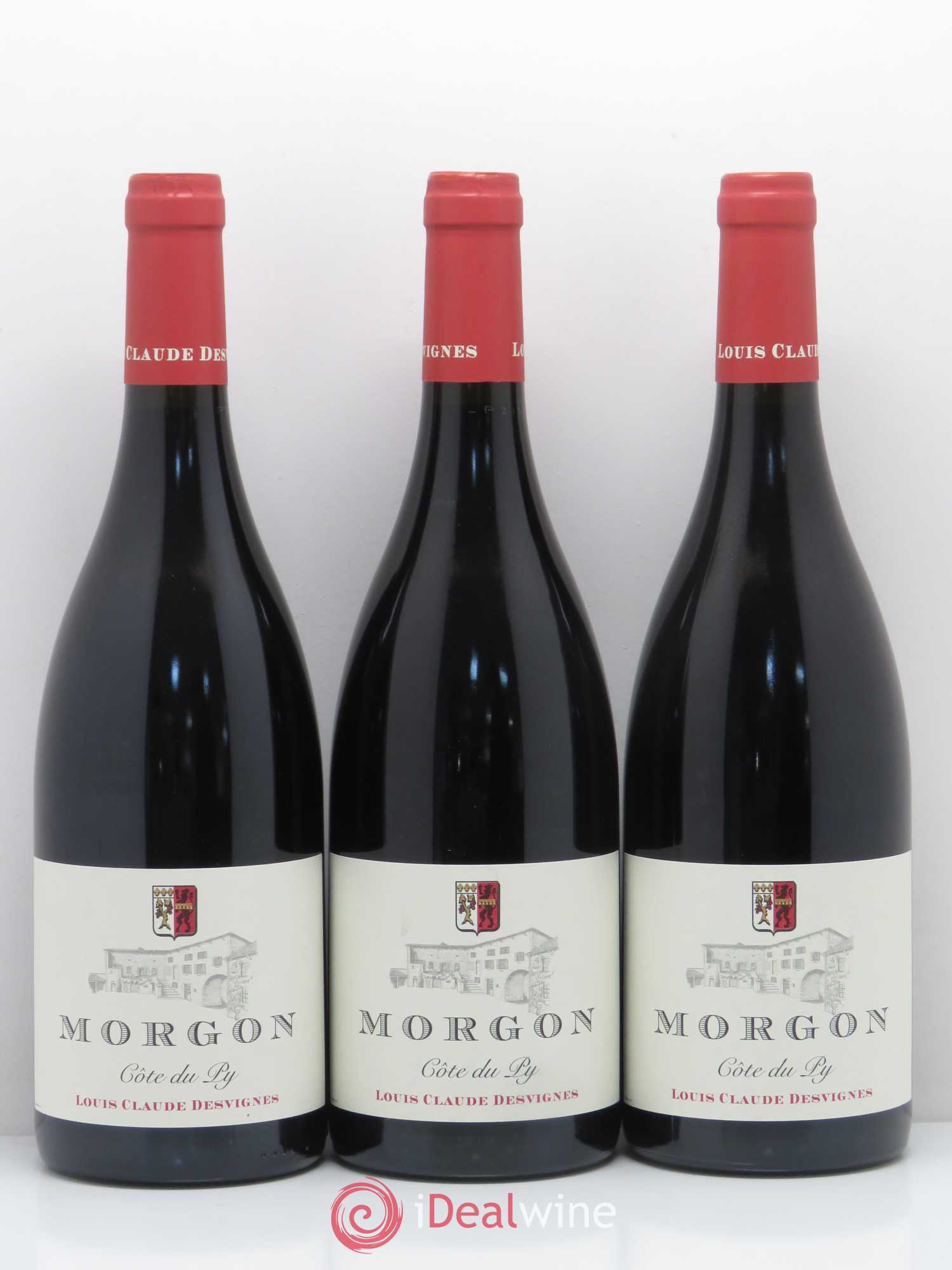 Morgon Côte du Py Louis-Claude Desvignes (sans prix de réserve) 2016 - Lot de 3 bouteilles - 0