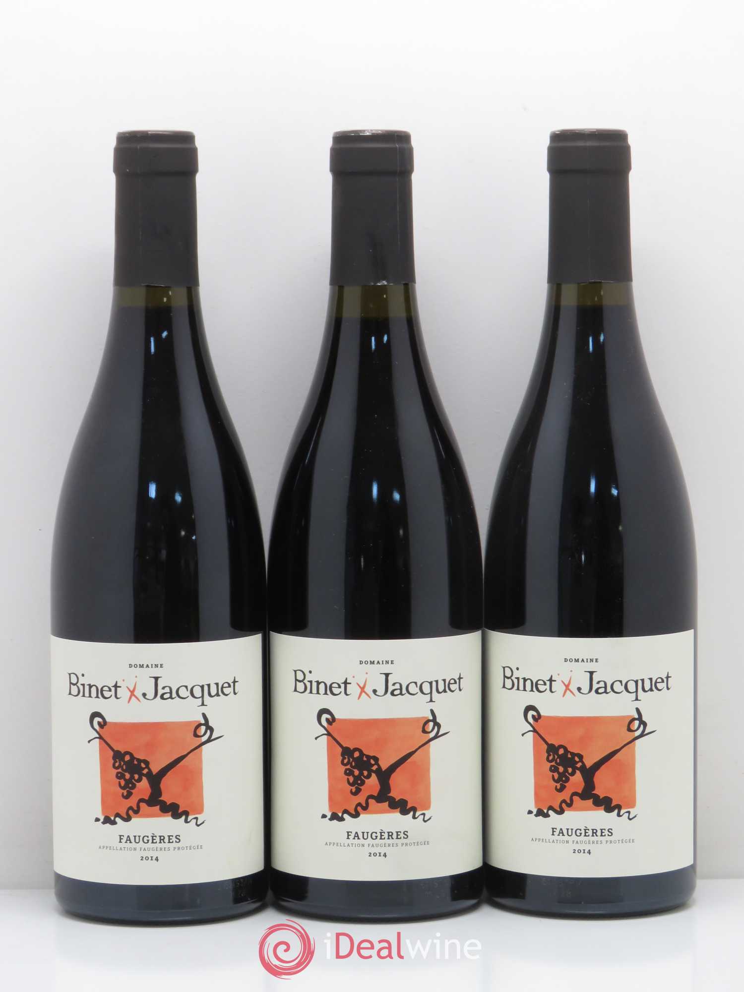 Faugères Tradition Domaine Binet Jacquet (sans prix de réserve) 2014 - Posten von 3 Flaschen - 0