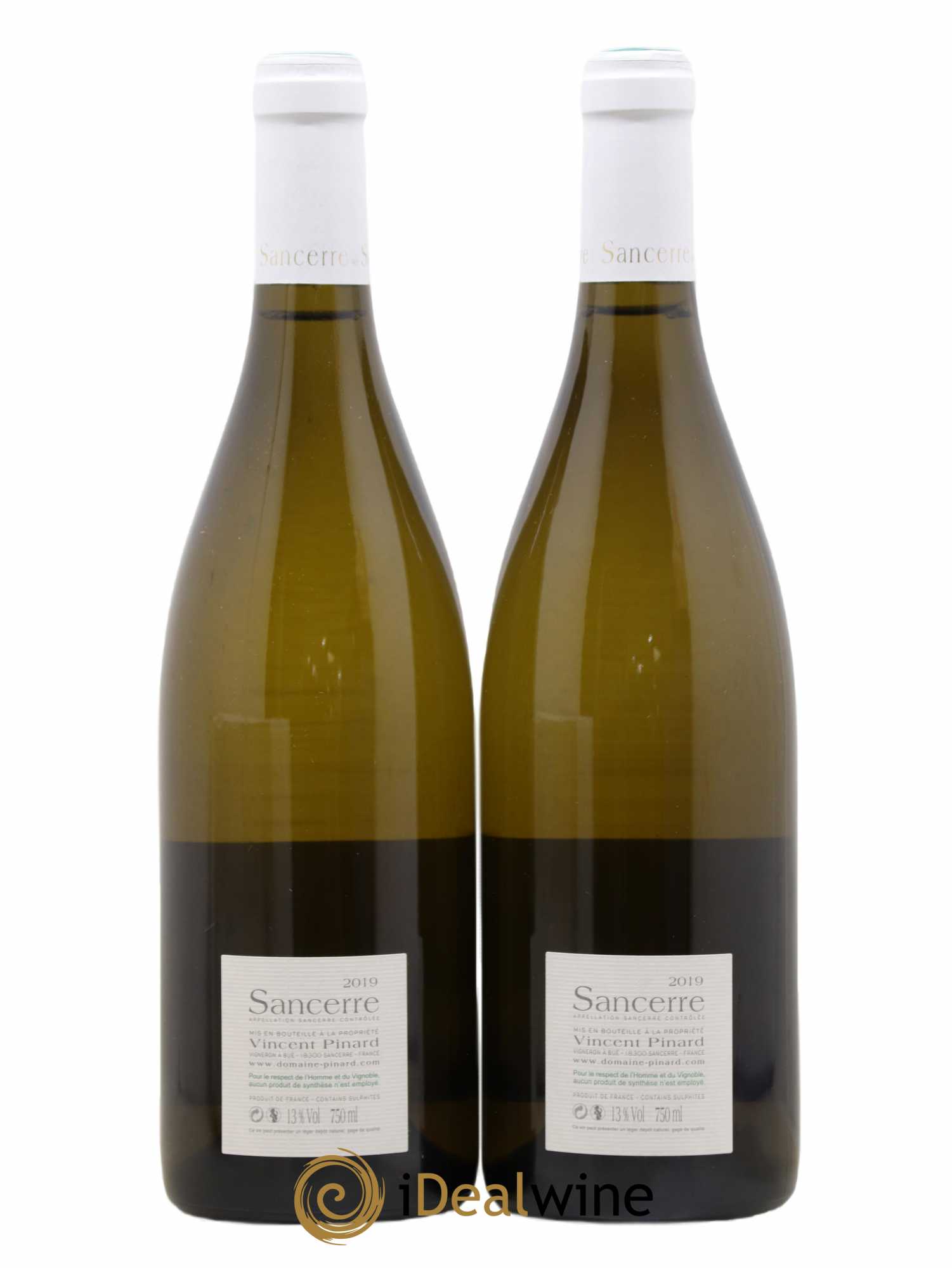 Sancerre Florès Vincent Pinard 2019 - Lot de 2 bouteilles - 1