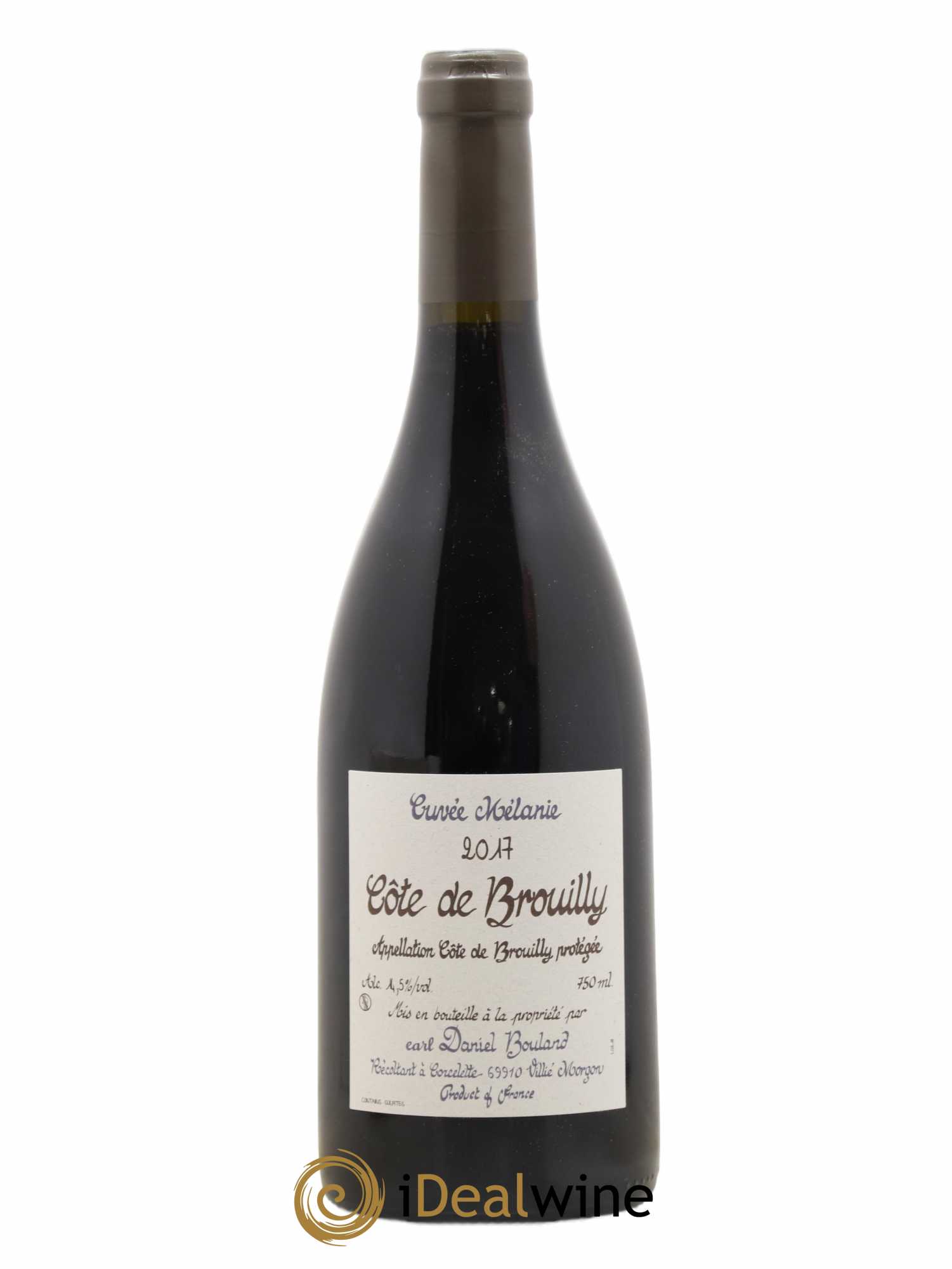 Côte de Brouilly Cuvée Mélanie Daniel Bouland (Domaine) 2017 - Lot de 1 bouteille - 0